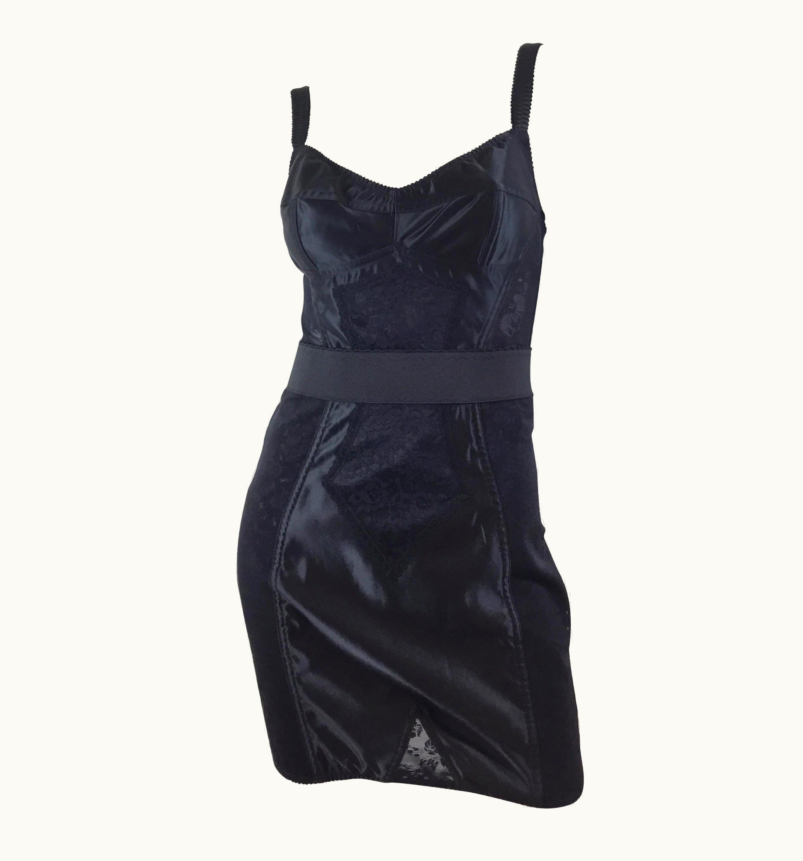 Dolce & Gabbana Dolce & Gabbana 2017 Lace & Satin Corset Dress