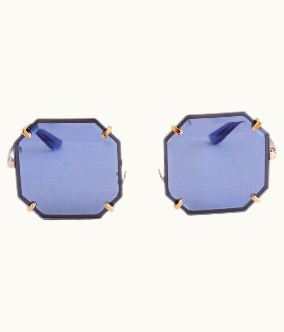 Dolce & Gabbana Dolce & Gabbana Dg 2216 Blue Octagonal Sunglasses