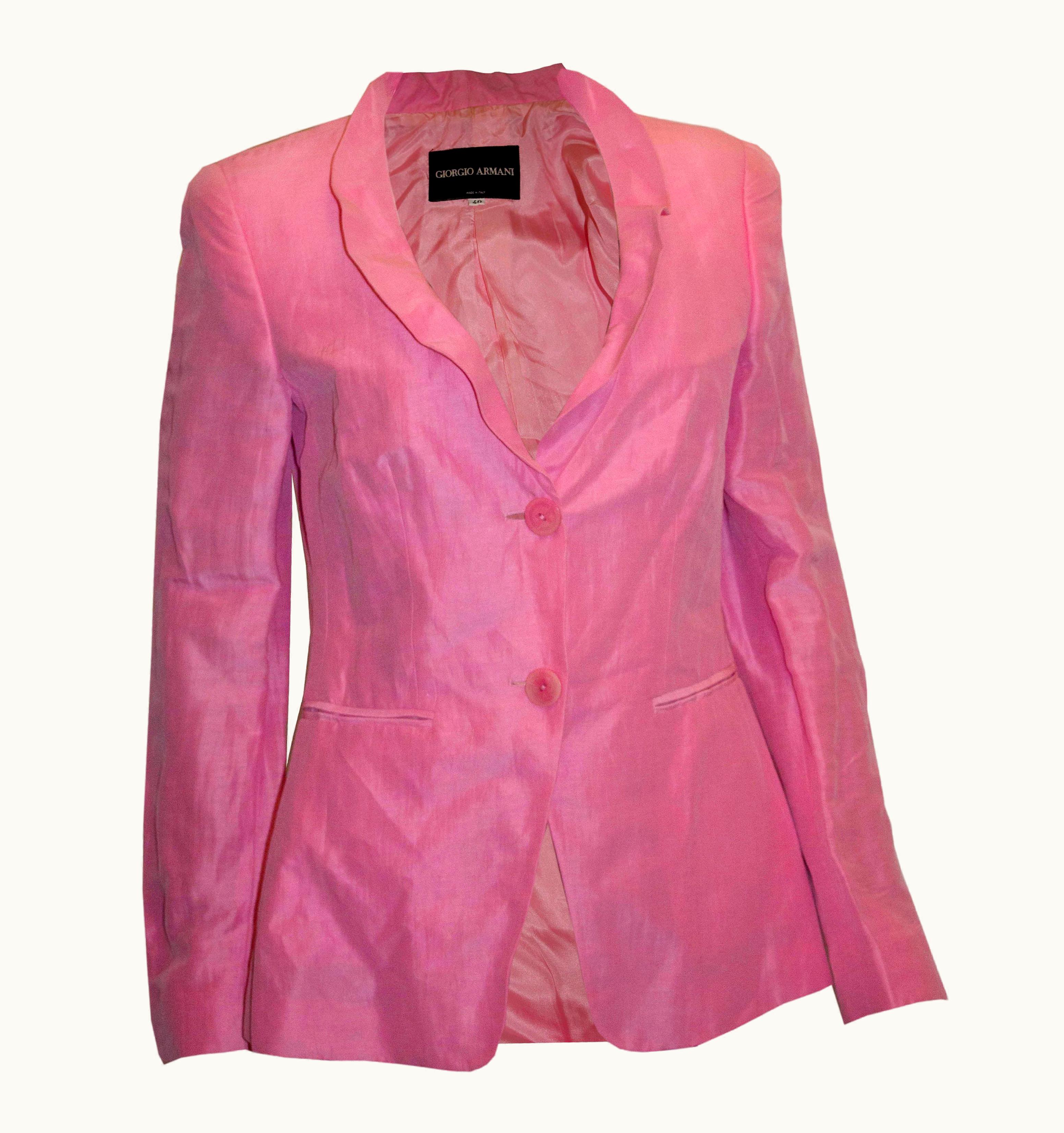 Giorgio Armani Vintage Giorgio Armani Pink Jacket