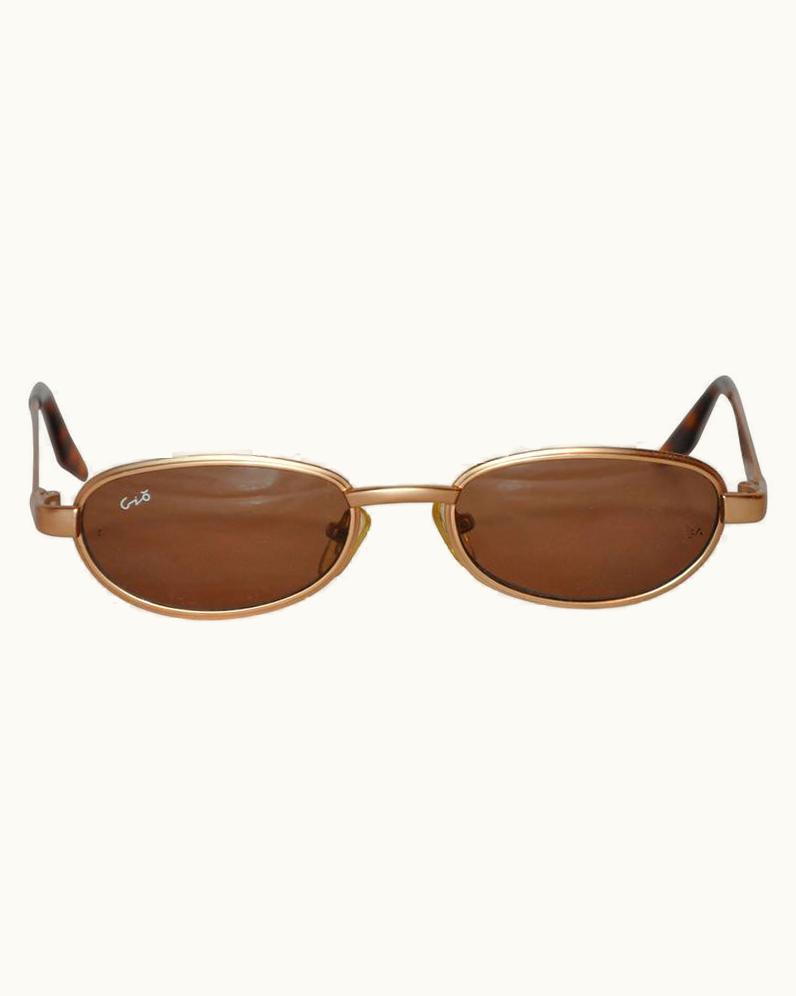 Georgio Armani Polished Gold Hardware With Tortoise Shell Sunglasses