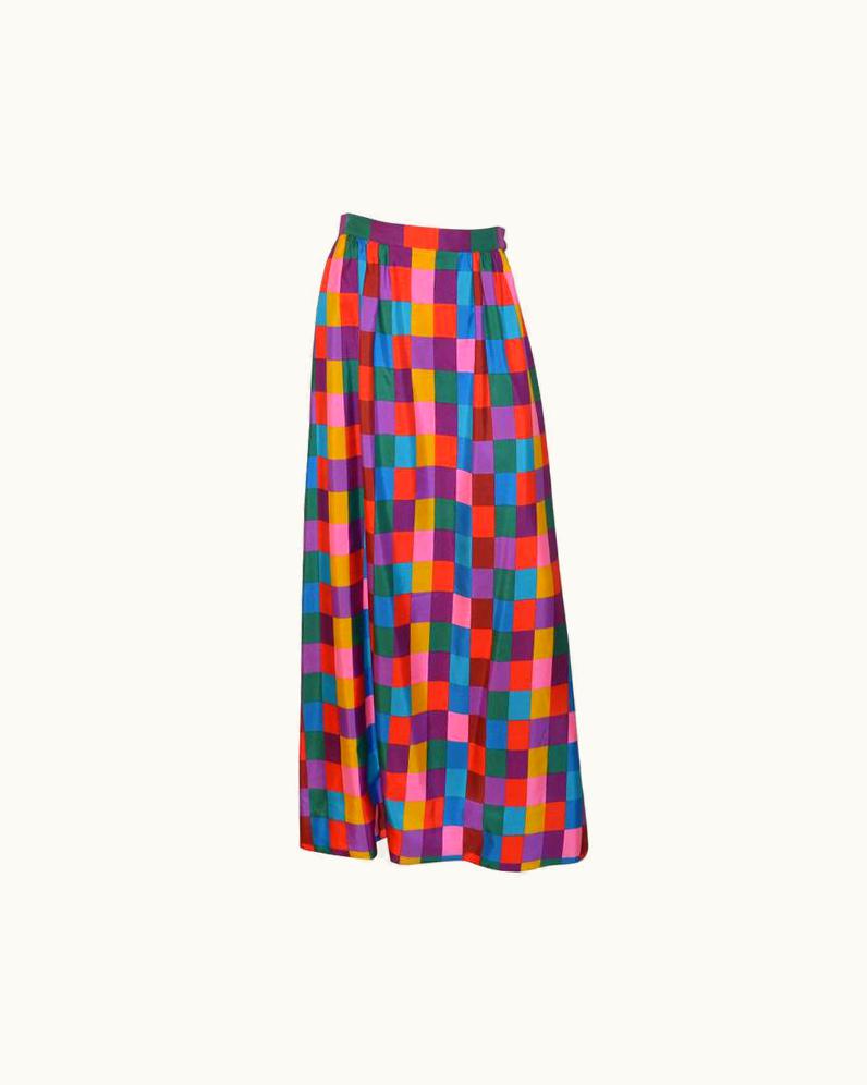 Valentino Vintage Valentino Boutique 1970s Maxi Skirt