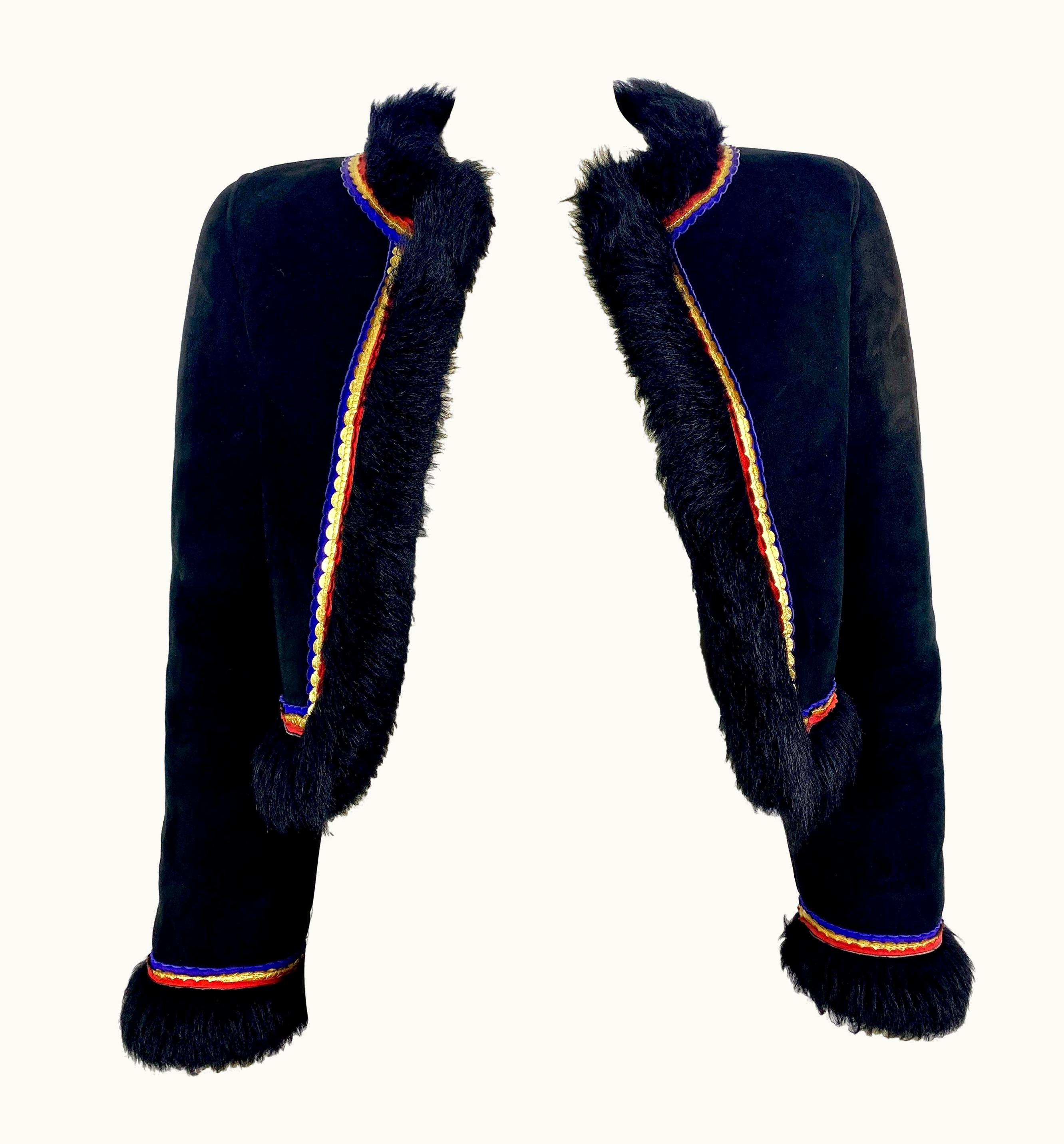 Valentino Vintage Valentino Shearling Jacket From 1970'