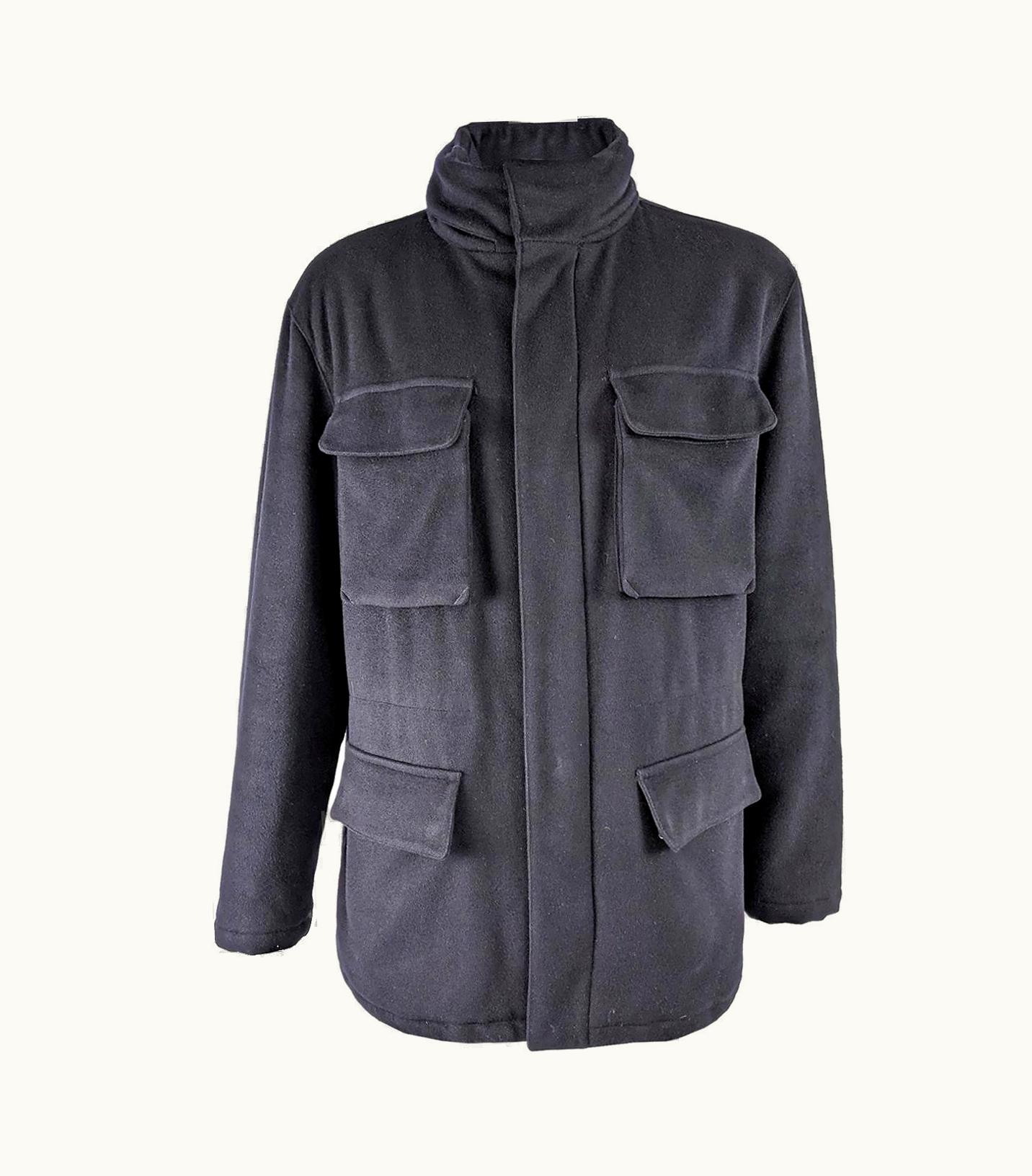 Valentino Valentino Vintage Mens Navy Coat