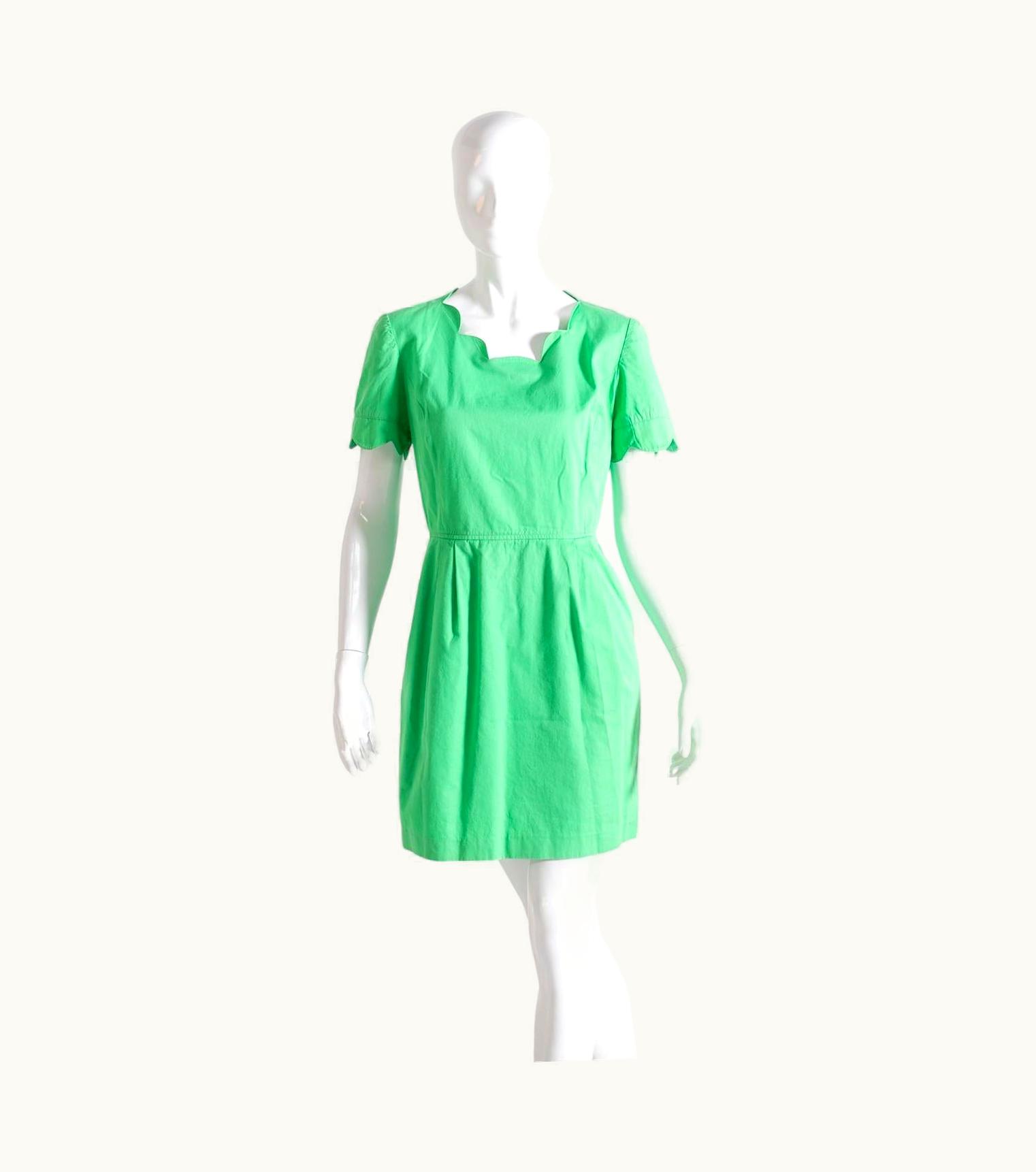 Valentino Valentino Brilliant Green Vintage Dress