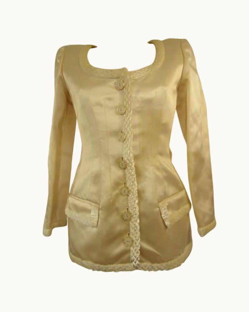 Valentino Valentino Boutique Ivory Silk Jacket