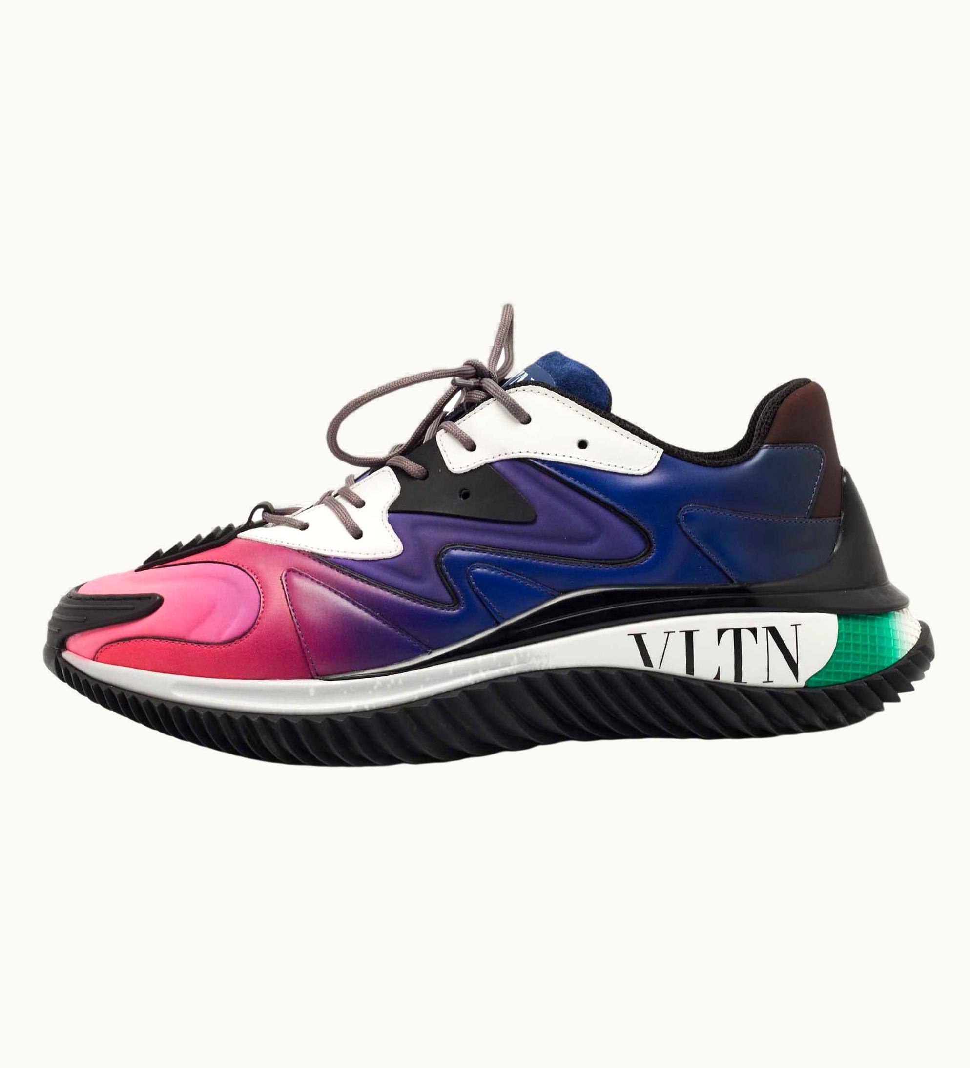 Valentino Valentino Multicolour Leather Vltn Sneakers