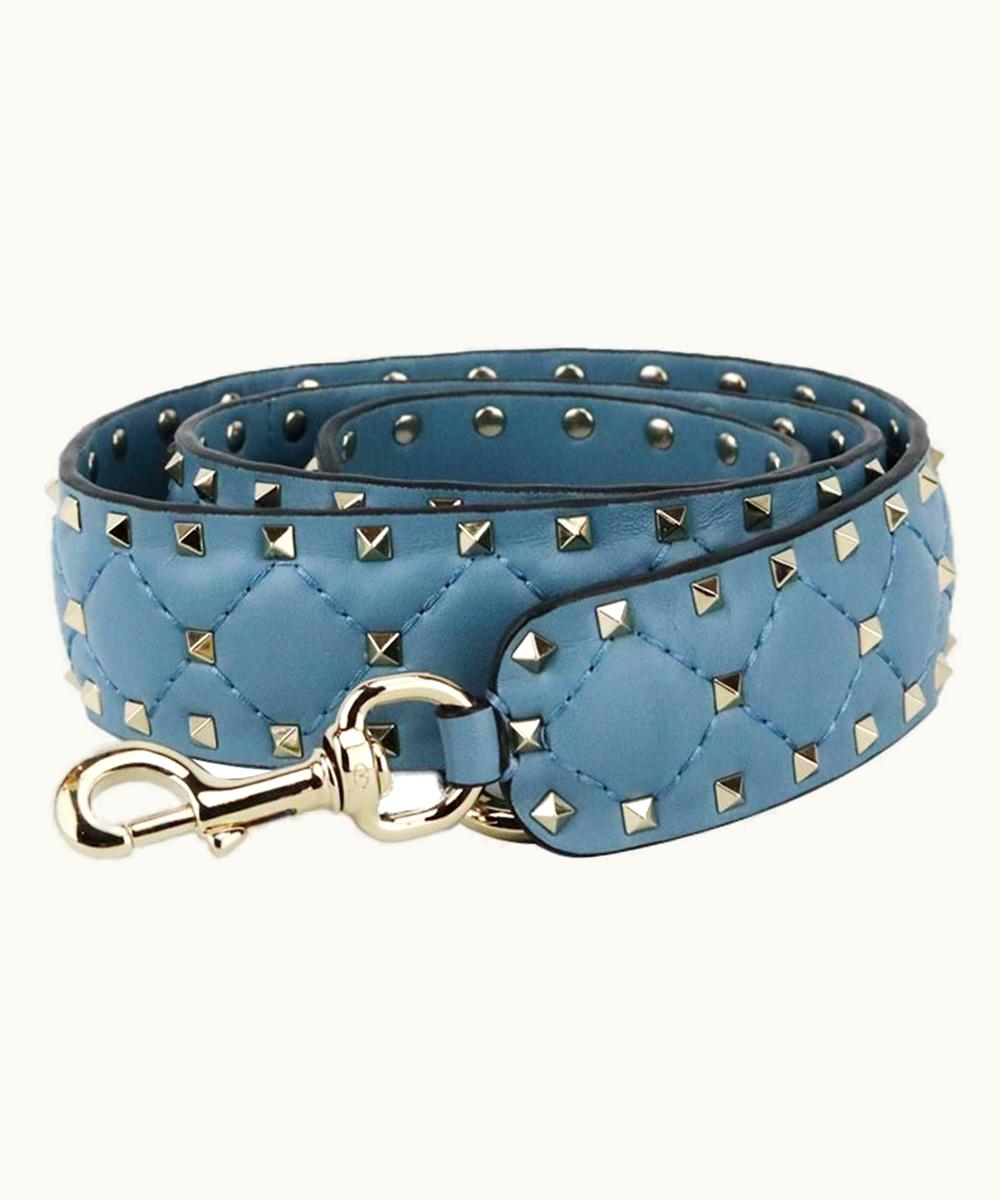 Valentino Valentino The Rockstud Spike Quilted Leather Bag Strap