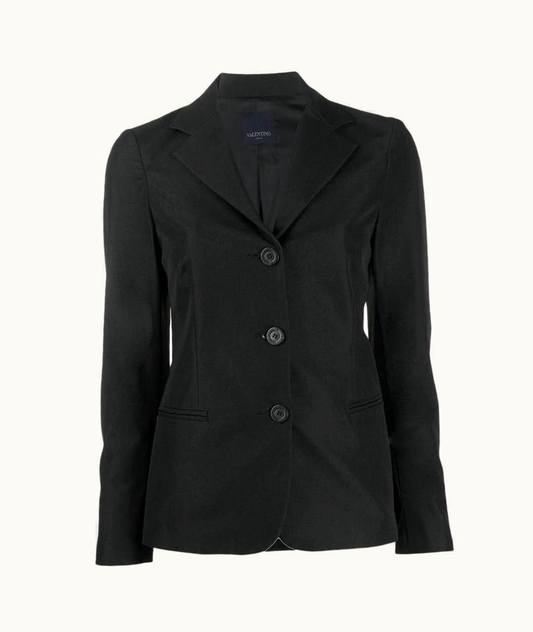 Valentino 2000s Valentino Jeans Vintage Black Slim-fit Blazer