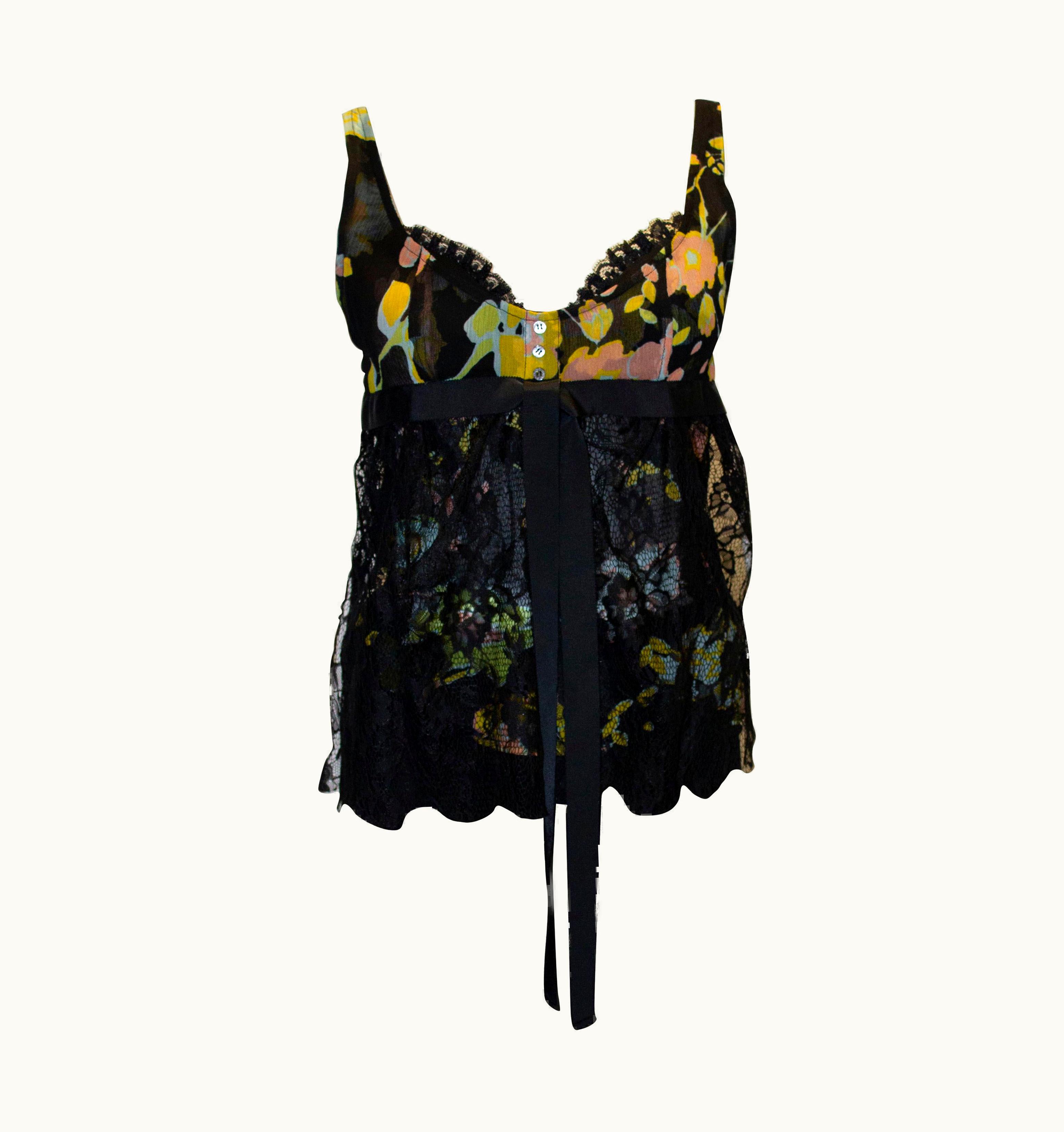 Valentino Vintage Valentino Silk Cami Top