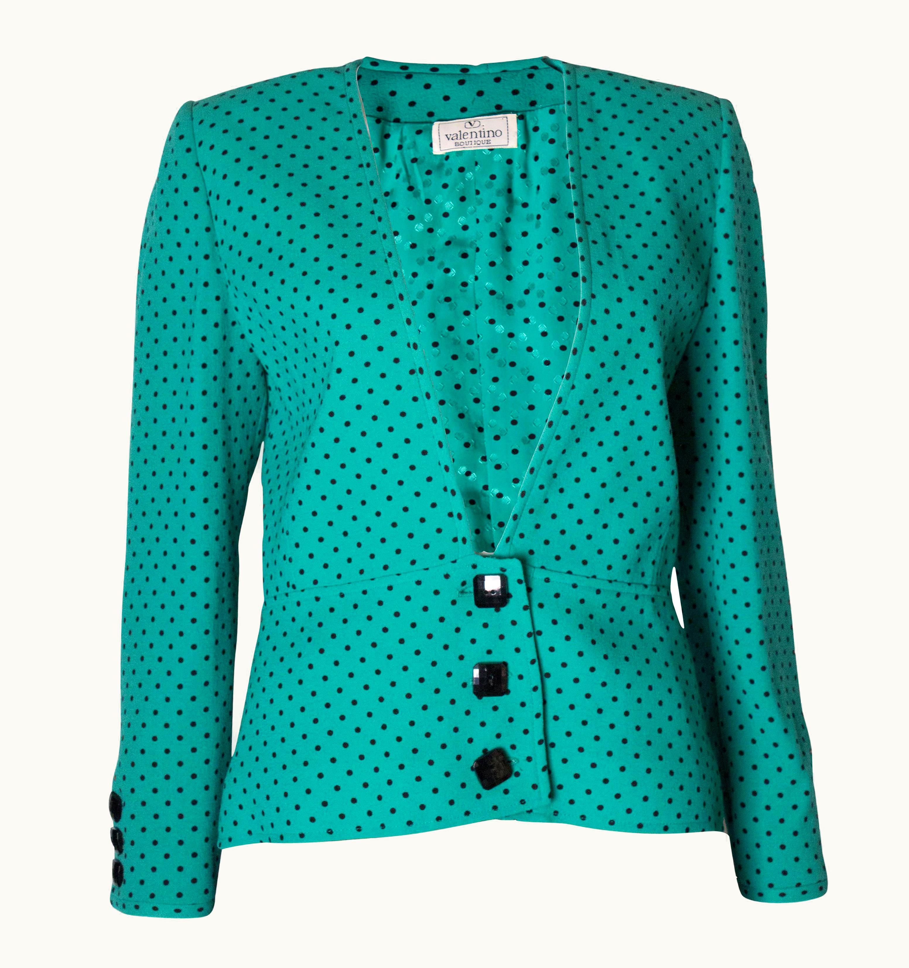 Valentino Vintage Valentino Jacket Polka Dot