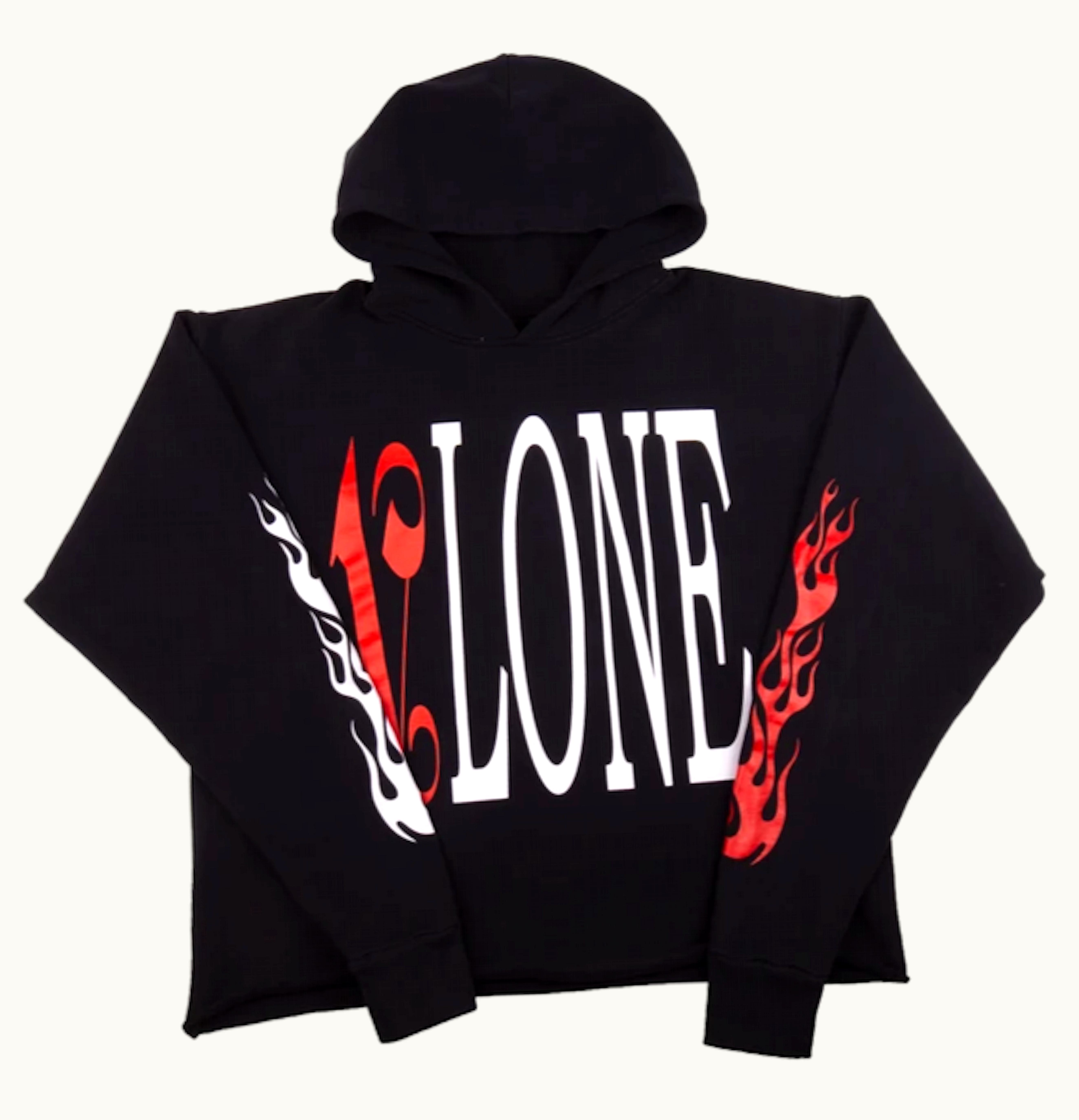 Vlone Vlone x Palm Angels Hoodie Black Red