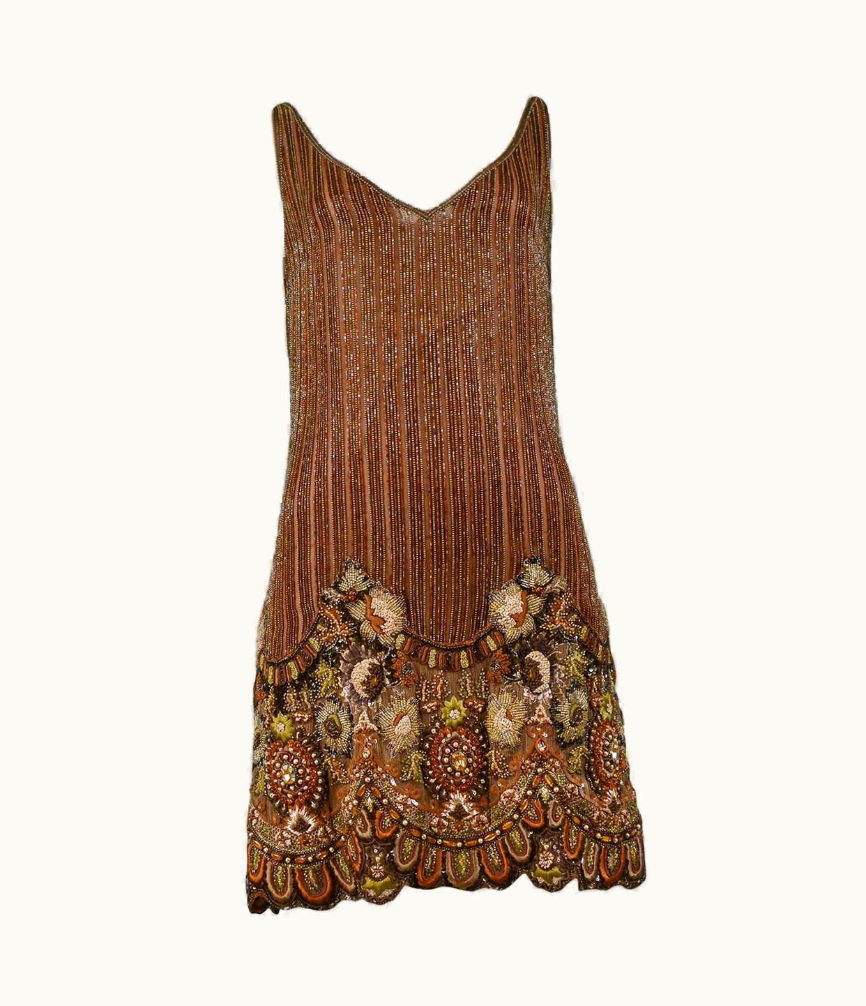 Valentino Vintage Valentino Heavily Beaded Floral Mini Dress