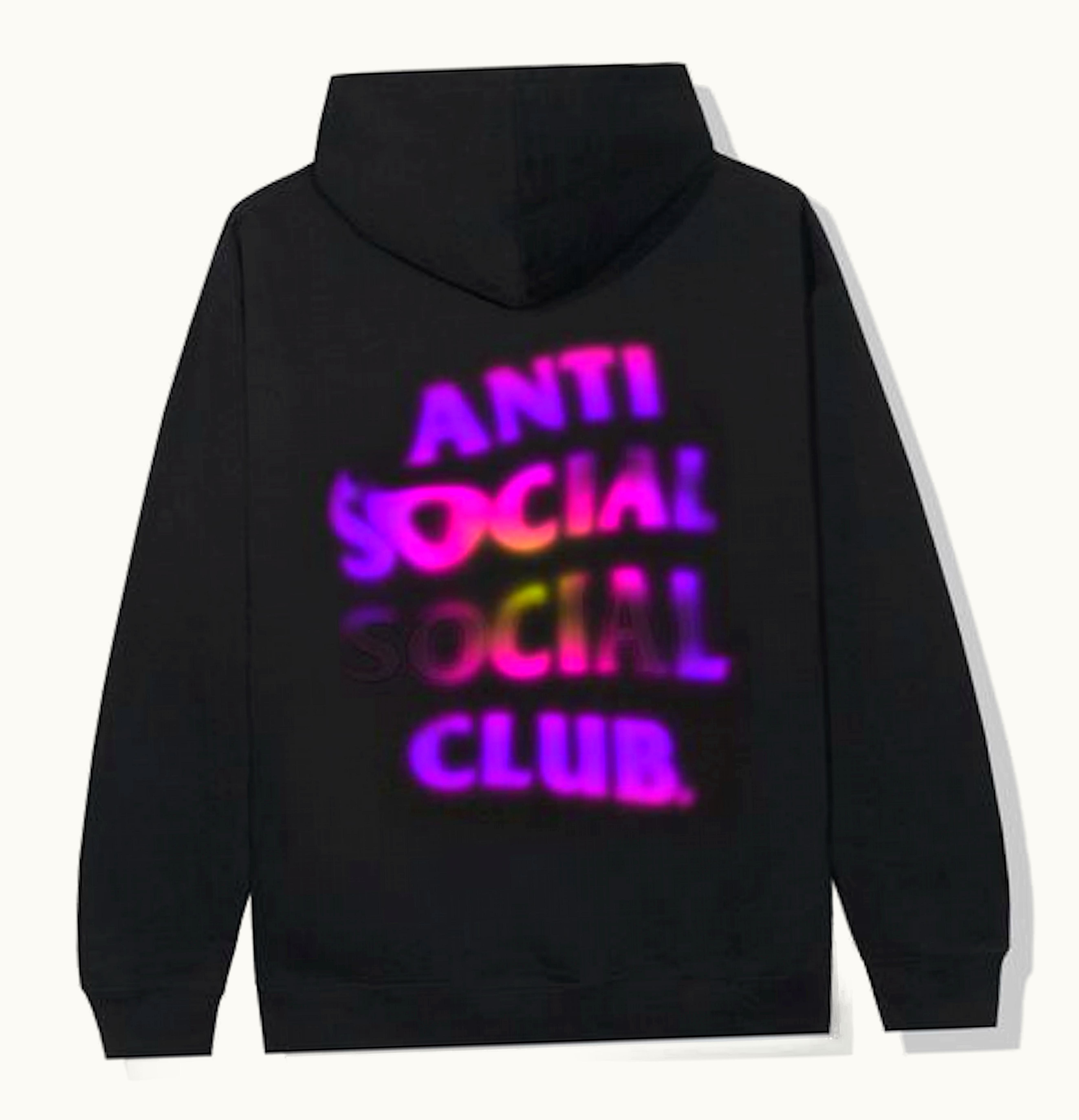 Anti Social Social Club Anti Social Social Club Lava Hoodie Black