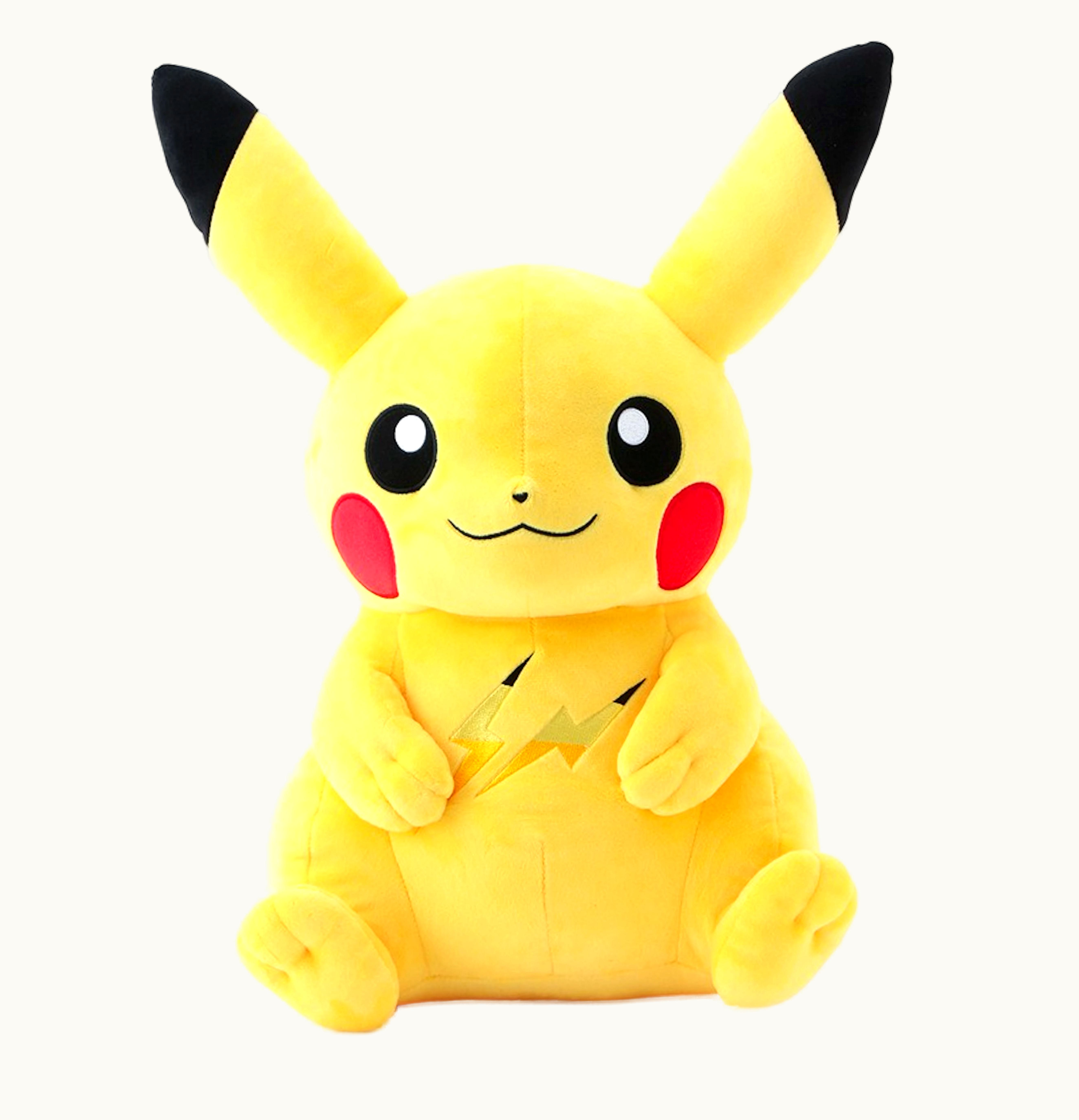 Pokemon Pokemon x Thunderbolt Project by Fragment Pikachu Plush Yellow