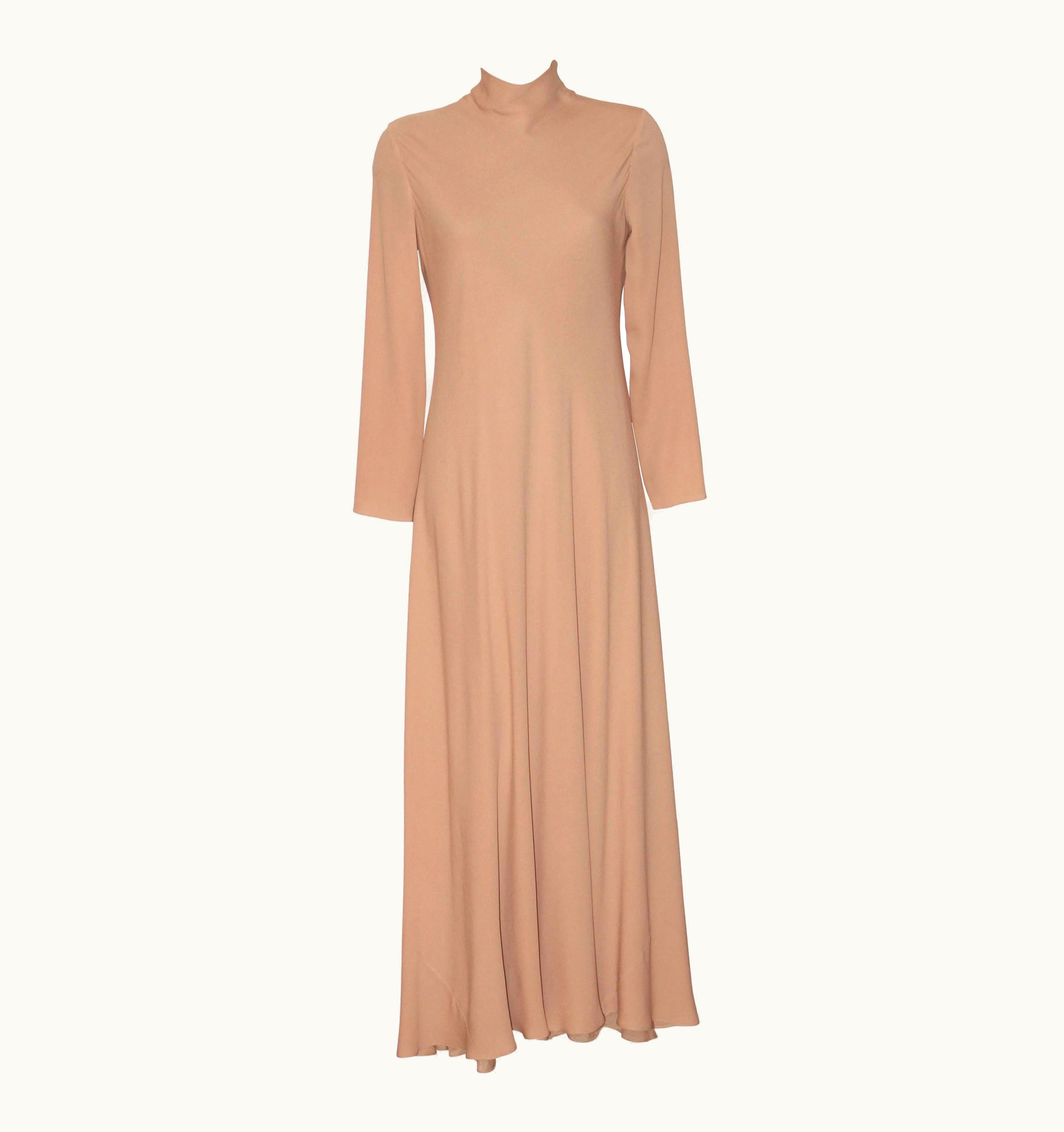 Valentino Valentino Gala Evening Long Dress Old Pink Silk