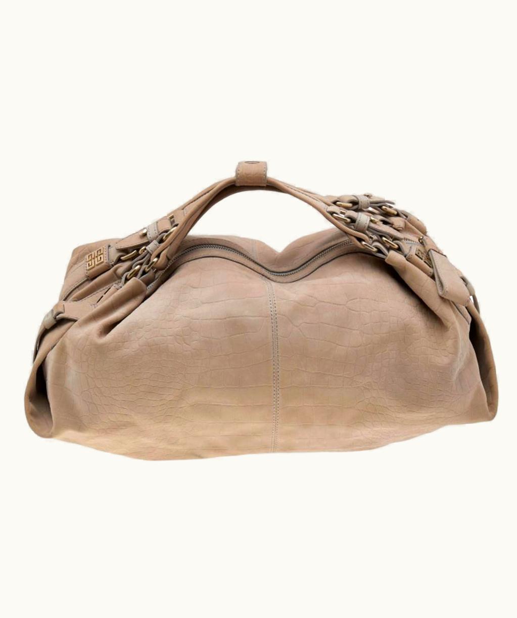 Givenchy Givenchy Beige Leather Zip Hobo UZ0612200
