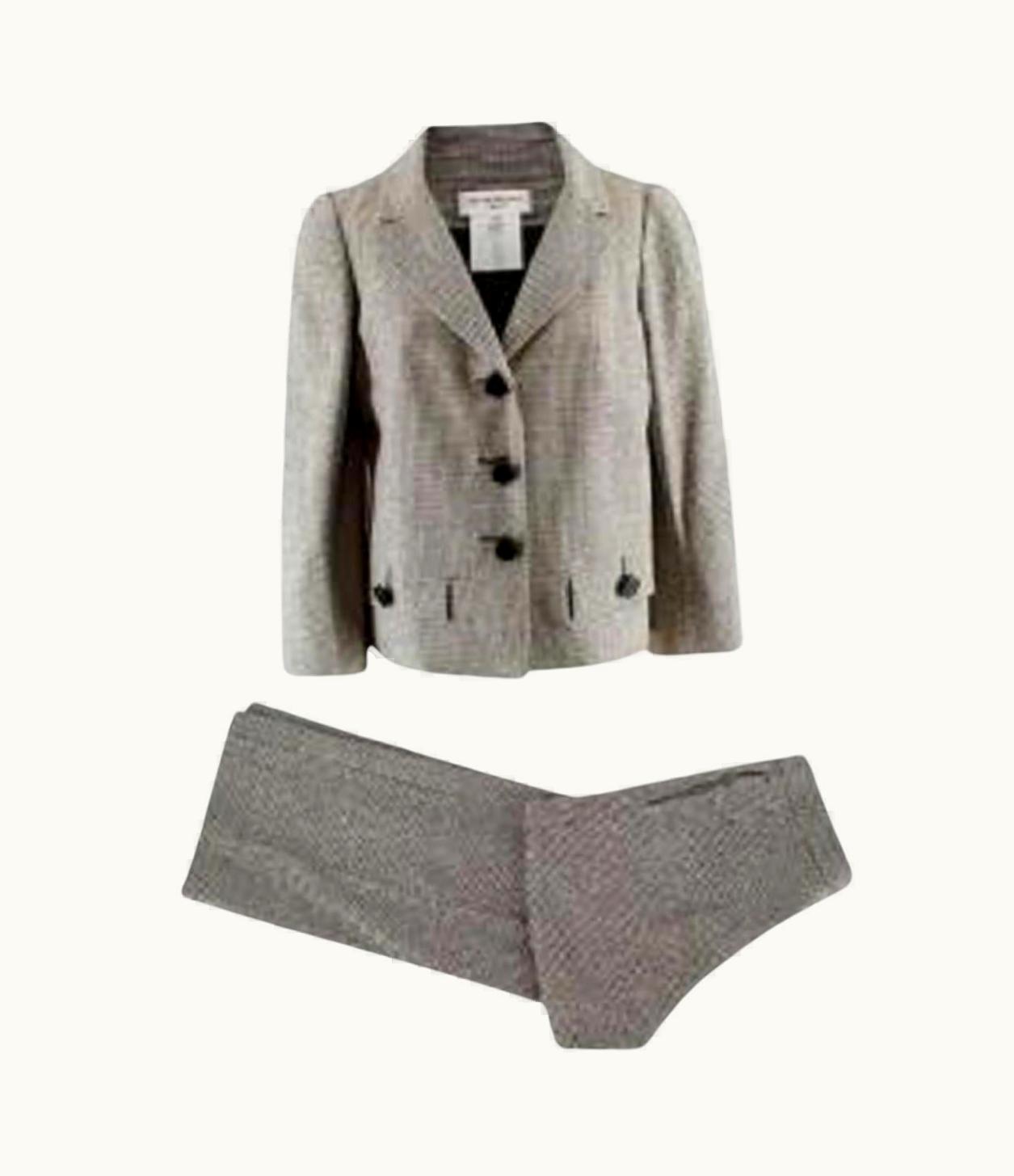 Givenchy Givenchy Vintage Houndstooth Trouser Suit UZ0612228