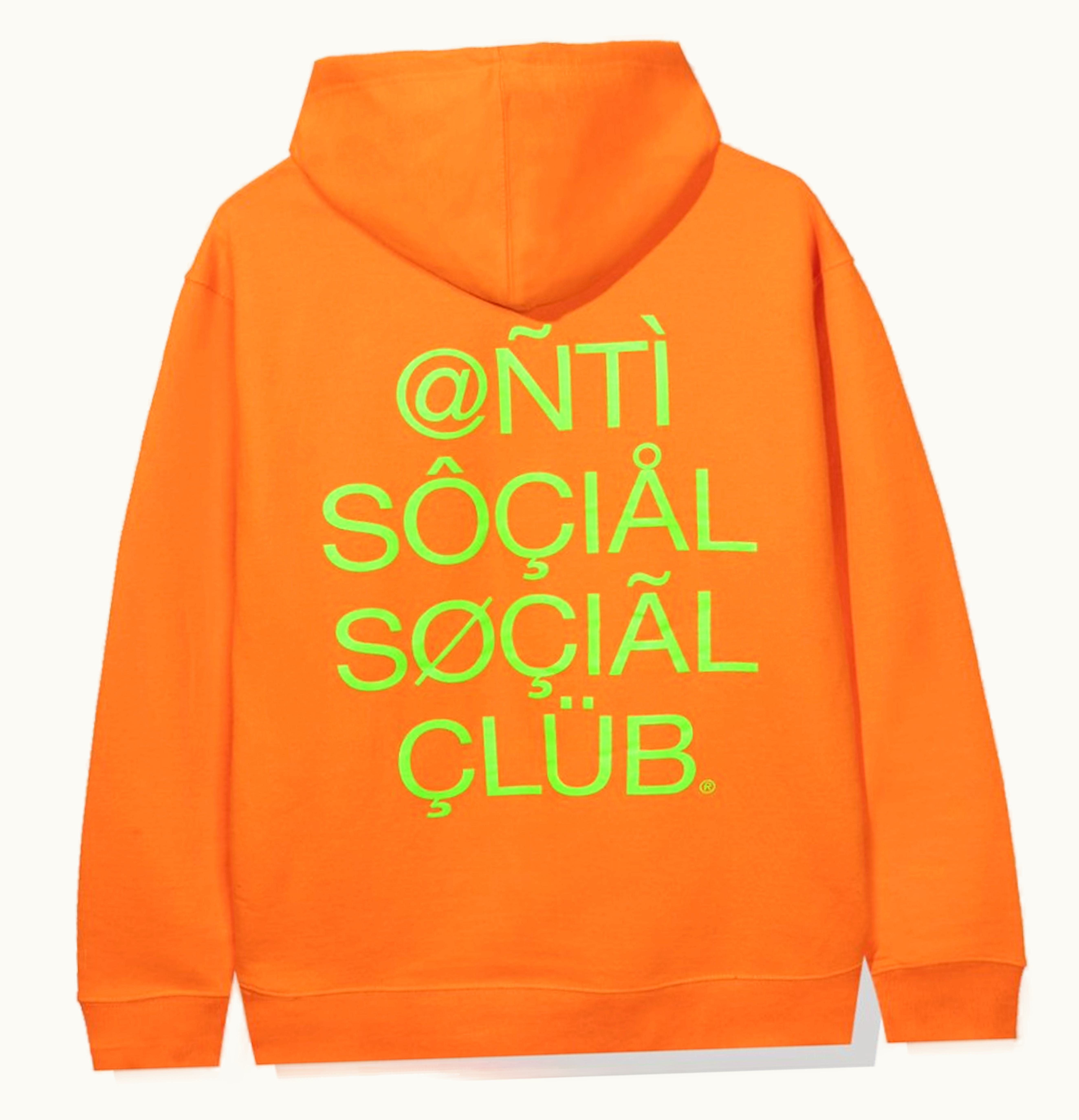 Anti Social Social Club ASSC999 Hoodie Orange