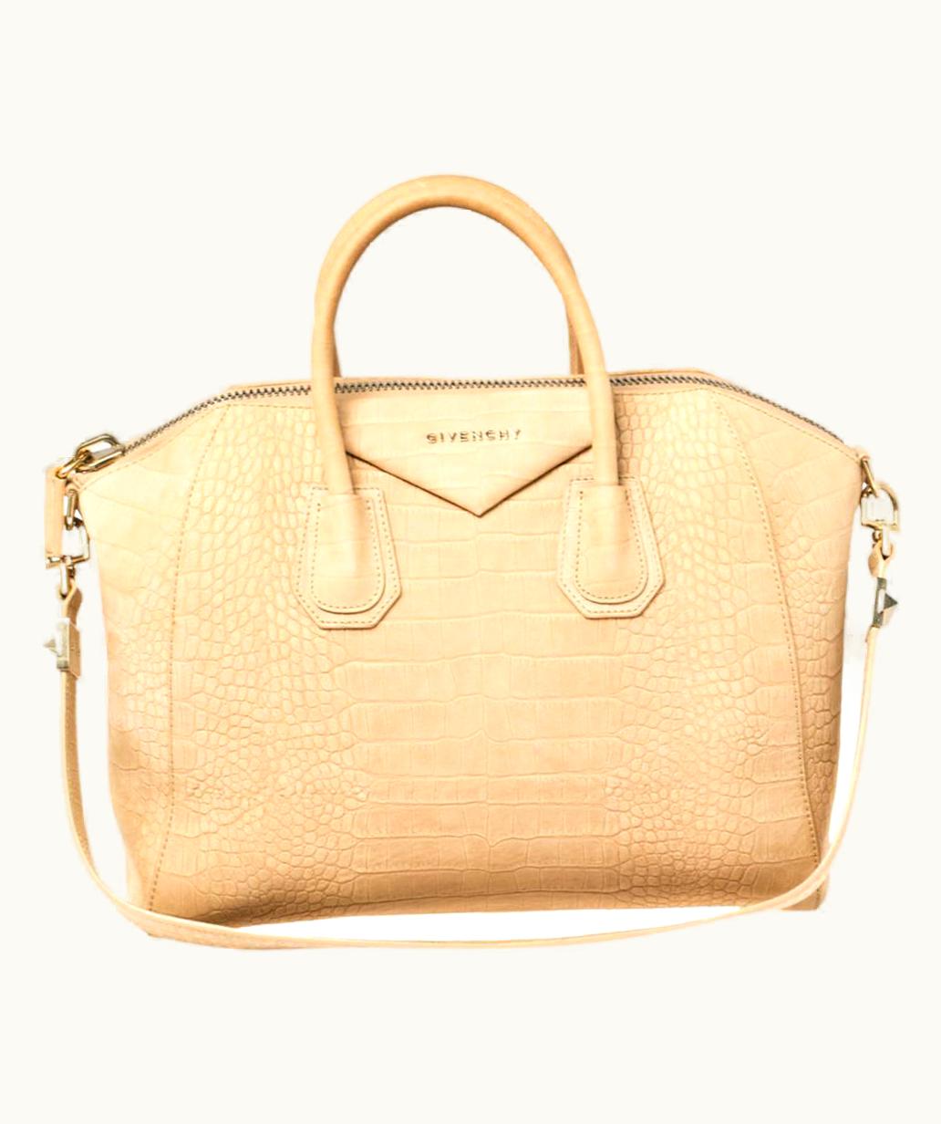 Givenchy Givenchy Nude Nubuck Medium Antigona Satchel