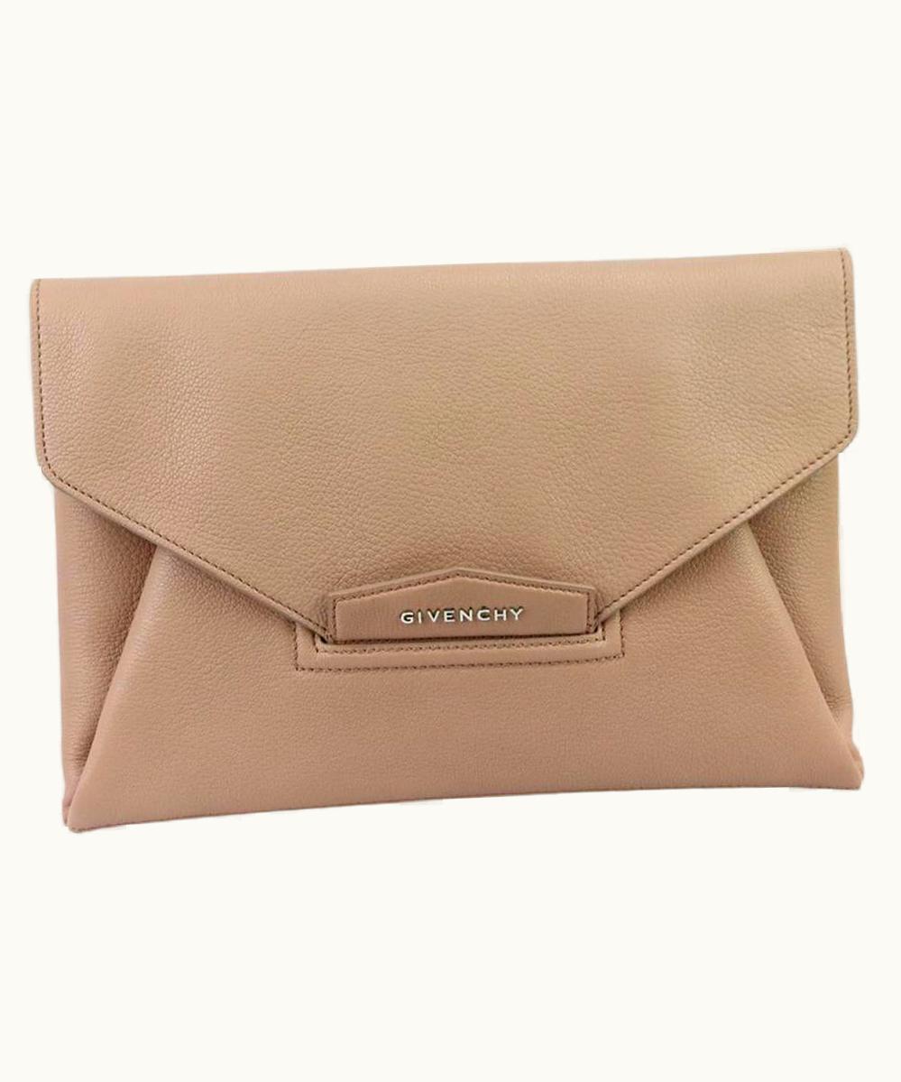 Givenchy Givenchy Antigona Medium Leather Envelope Clutch