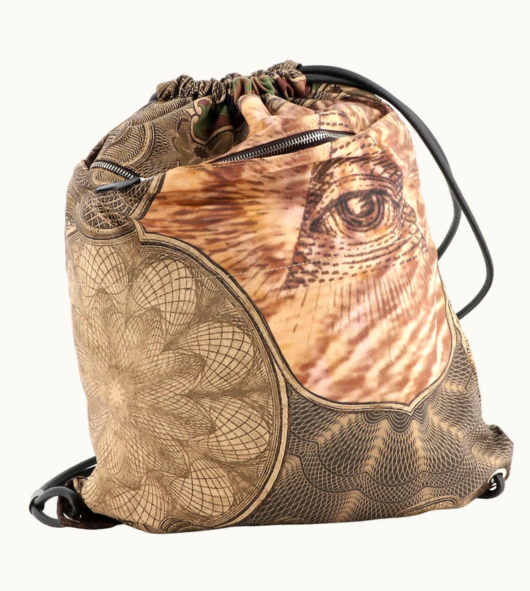 Givenchy Givenchy Drawstring Backpack Printed Nylon Large