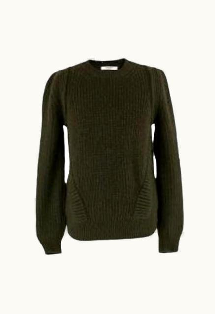 Givenchy Givenchy Forest Green Chunky Knit Sweater