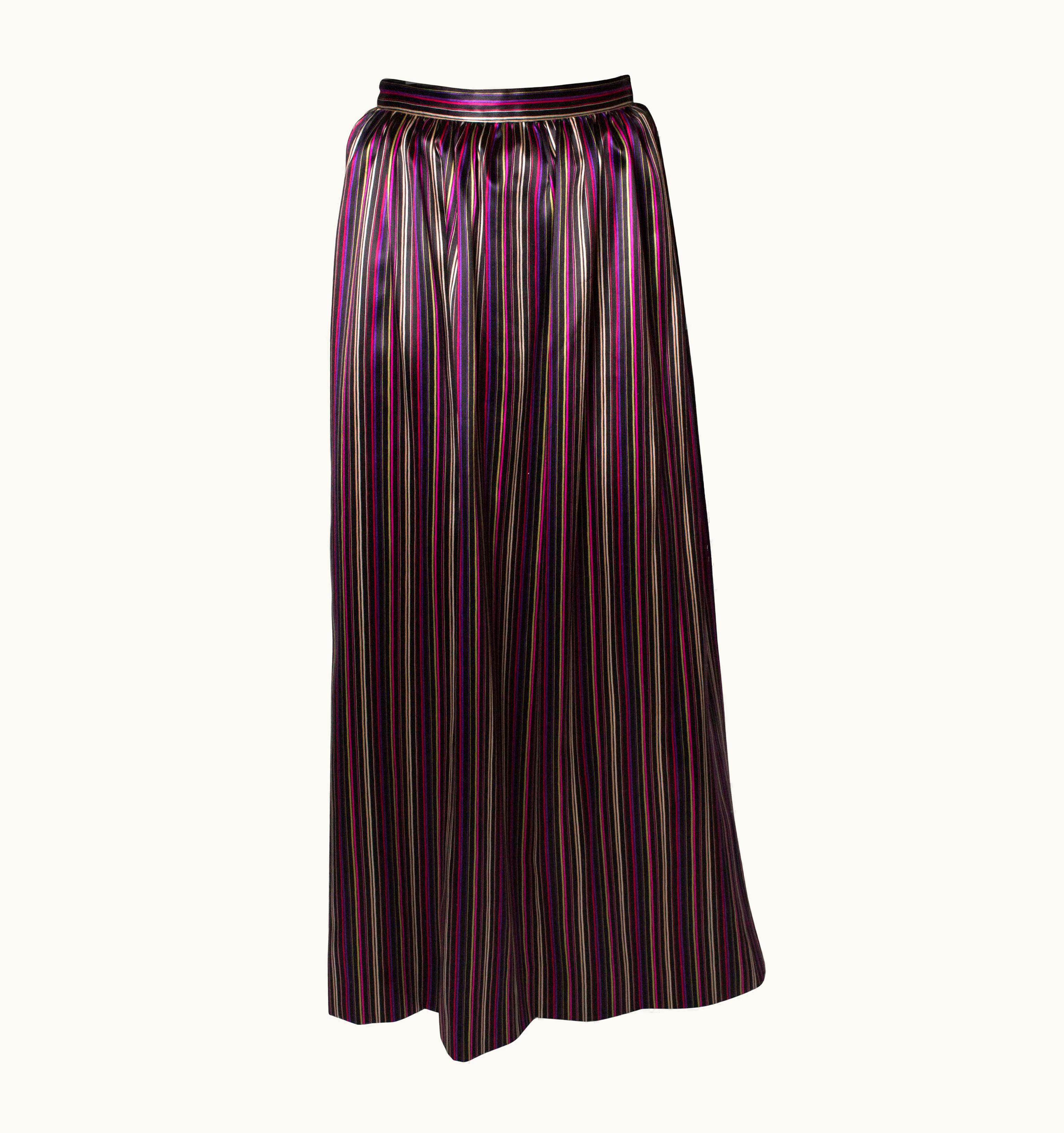 Givenchy Vintage Givenchy Stripe Skirt