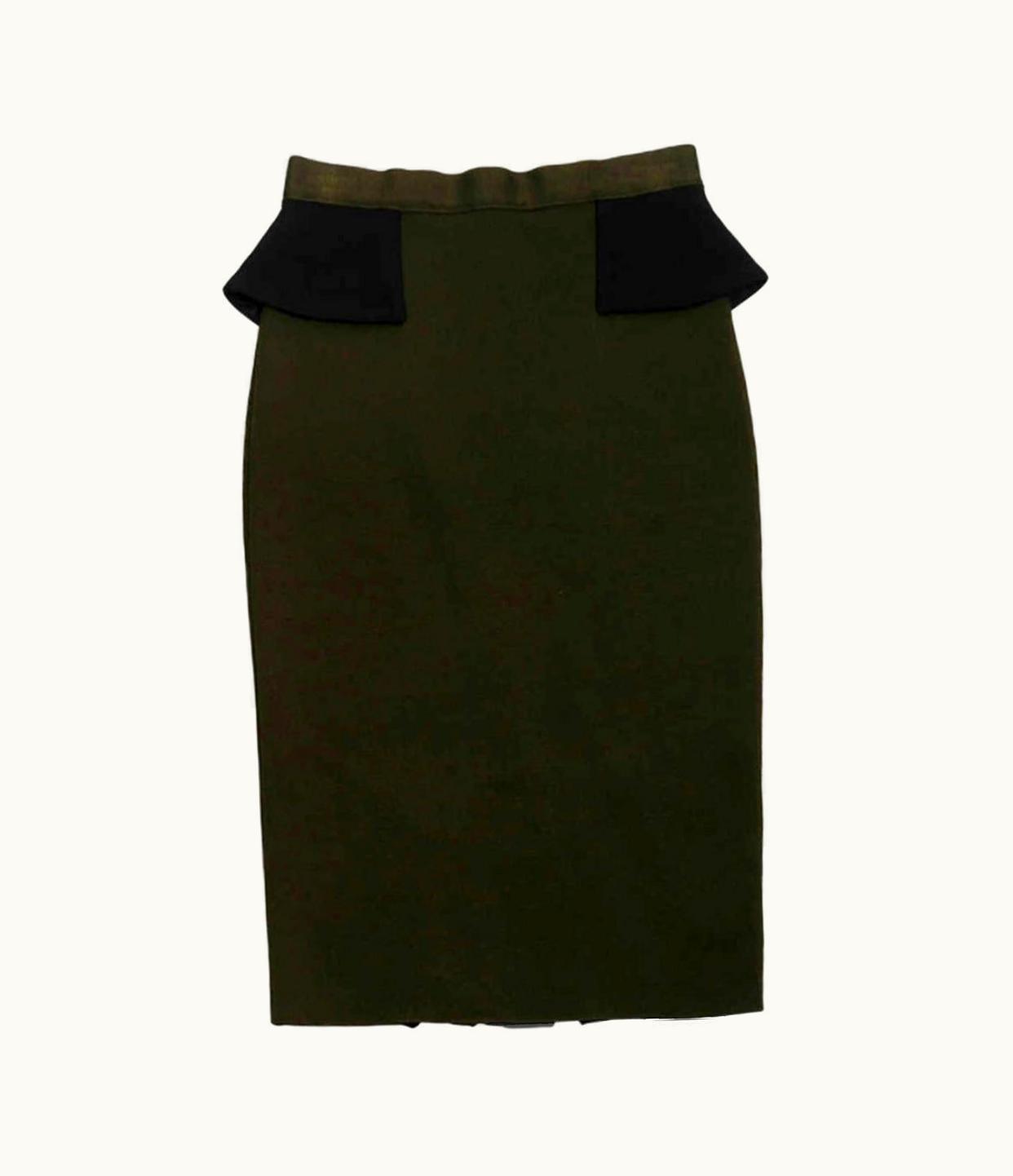 Givenchy Givenchy Ruffled Stretch-Knit Jersey Skirt