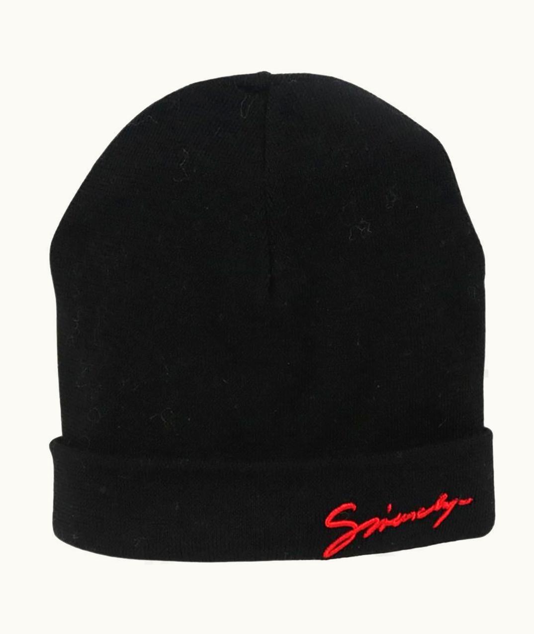 Givenchy Givenchy Logo Embroidered Wool Beanie One Size