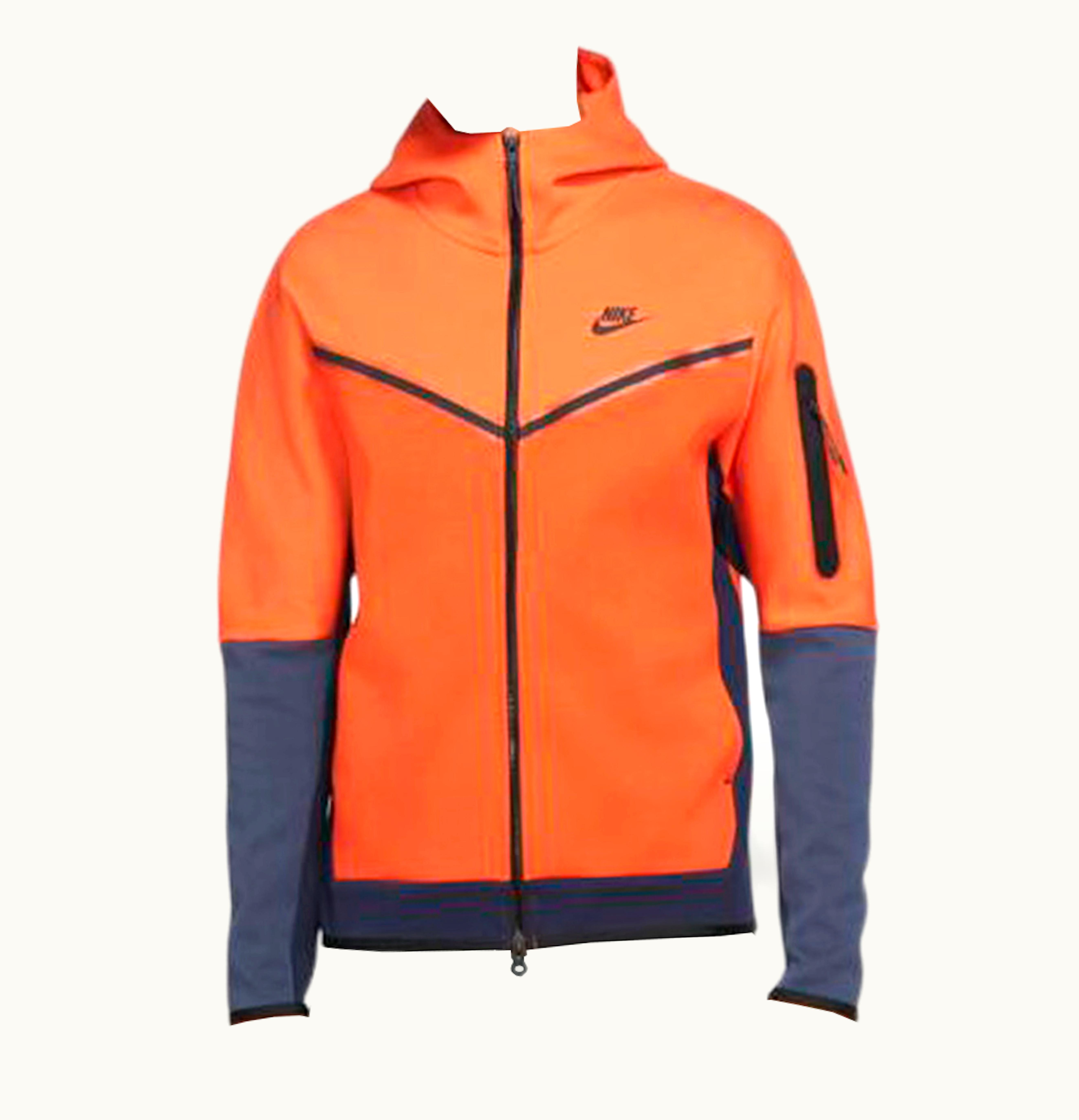 Nike Nike Tech Fleece Full Zip Hoodie Orange Blue Black