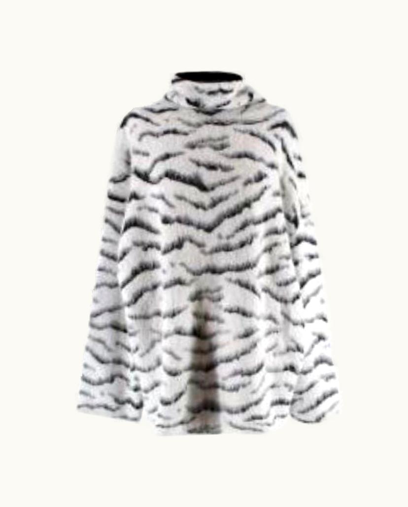 Givenchy Givenchy Mohair Blend Tiger Print Oversize Jumper UZ0612360
