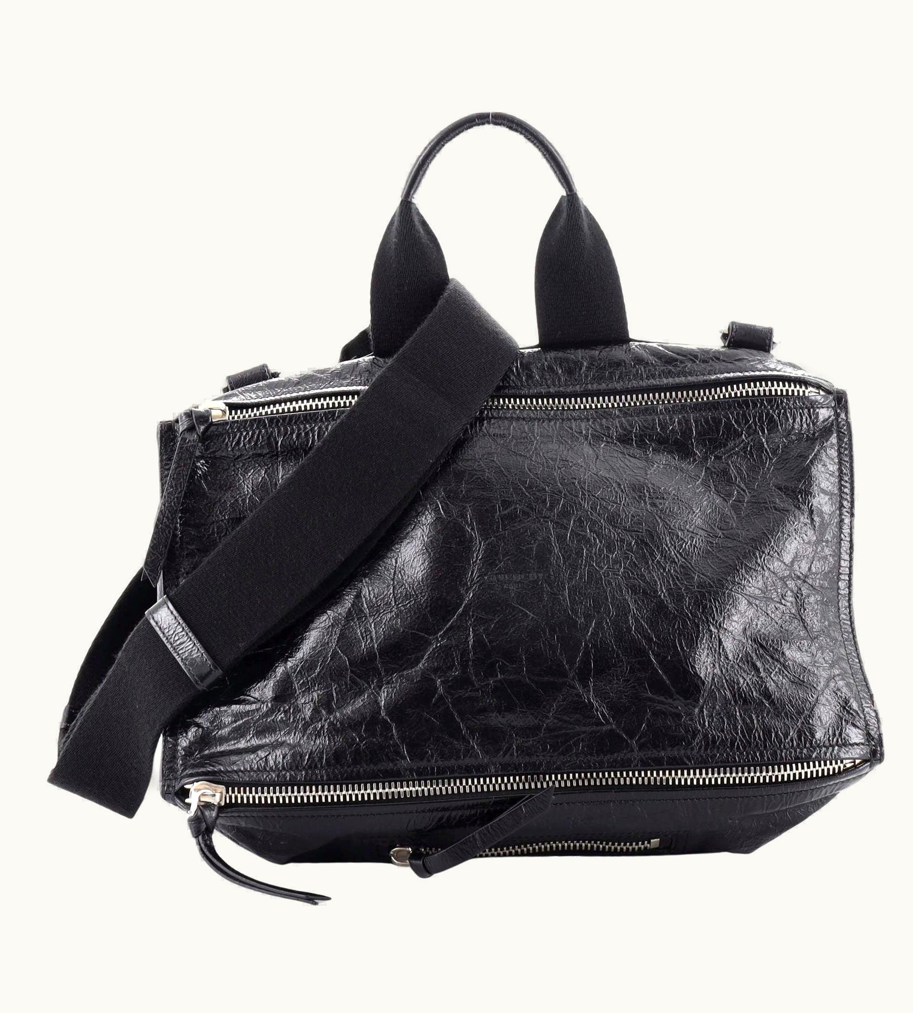 Givenchy Givenchy Pandora Messenger Bag Crinkled Patent Large