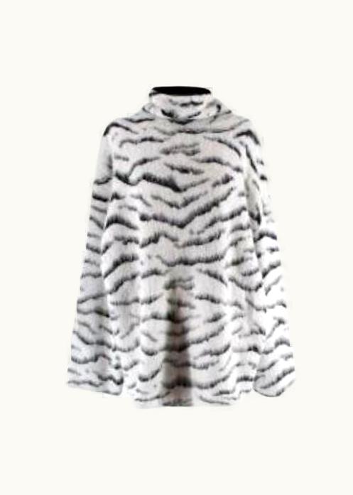 Givenchy Givenchy Mohair Blend Tiger Print Oversize Jumper UZ0612378