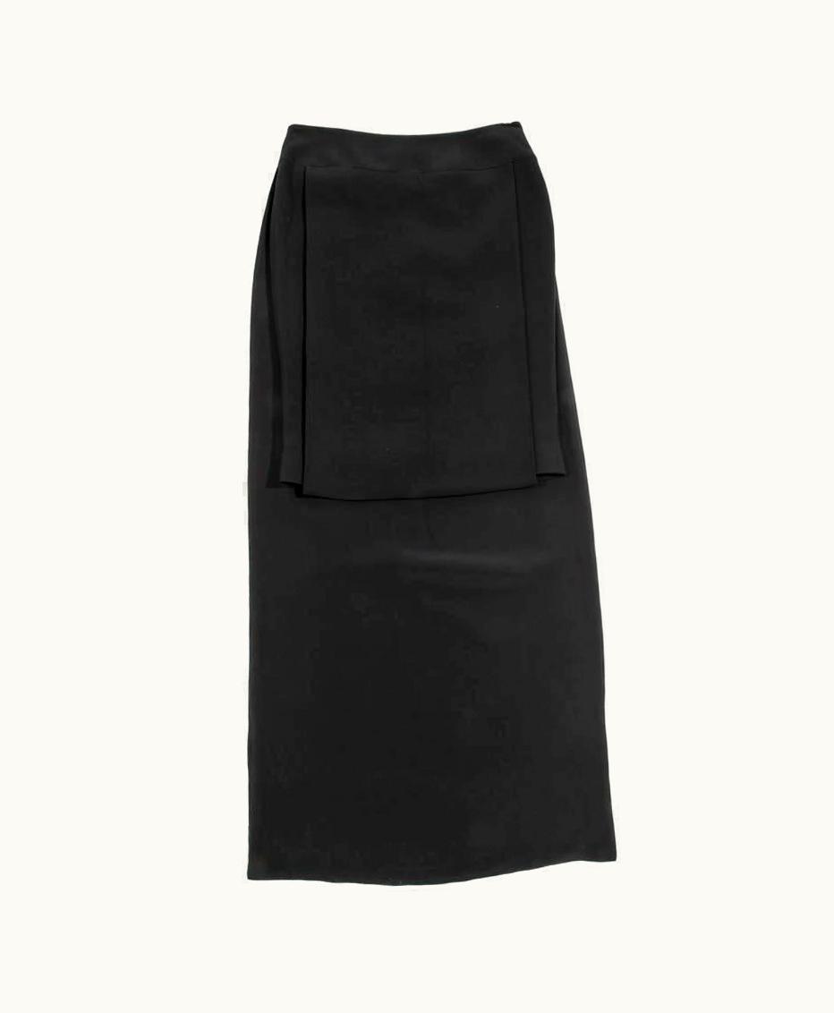 Givenchy Givenchy Black Pencil Skirt In Viscose eu