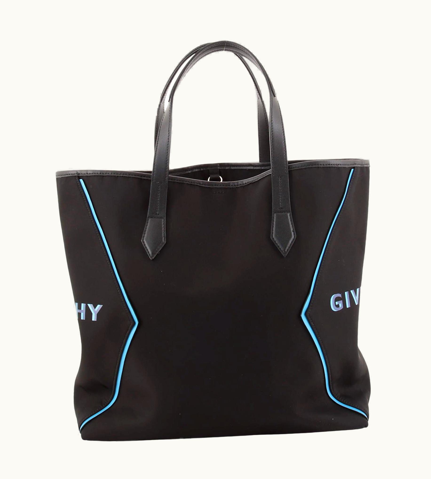 Givenchy Givenchy Logo Shopper Tote Nylon With Leather Medium