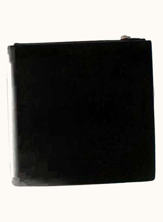 Givenchy Givenchy Mrtw '23 Show Gift Black Suede Distressed Pouch