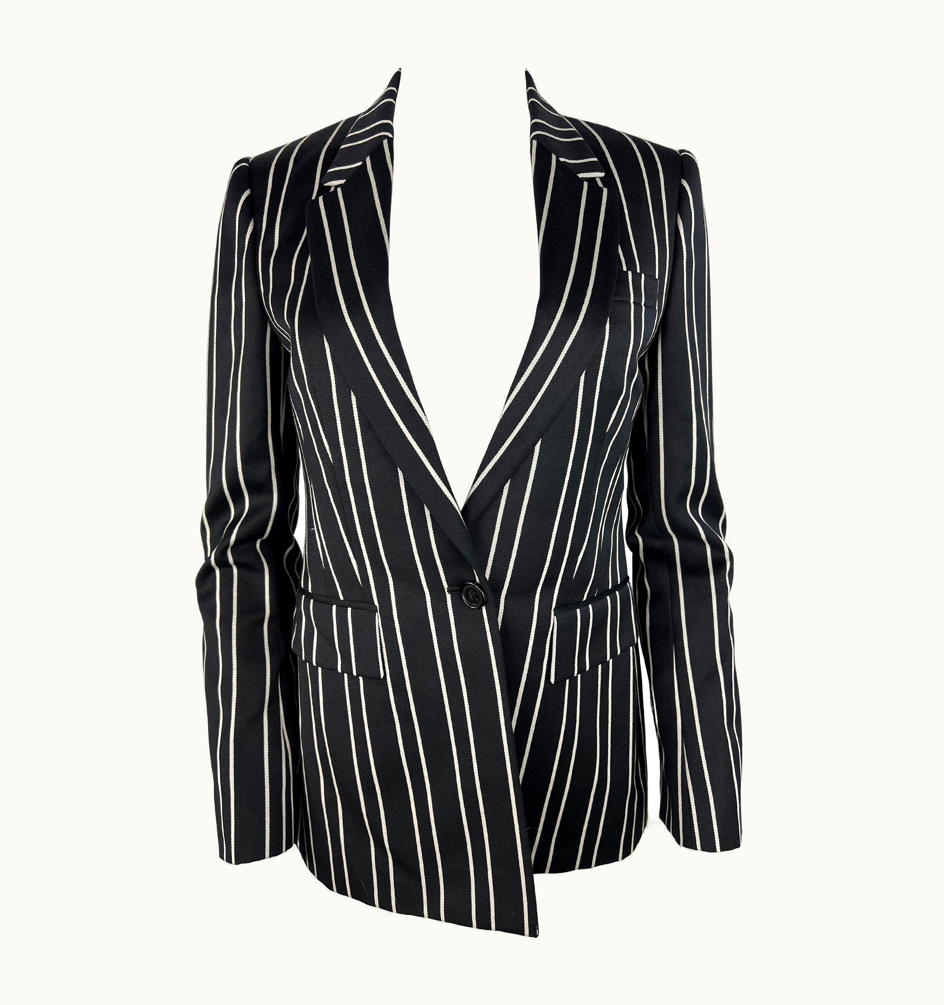 Givenchy Givenchy Black And White Blazer Jacket