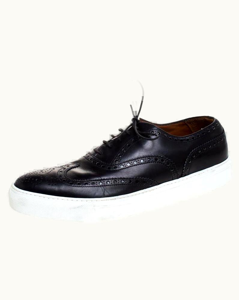 Givenchy Givenchy Black Leather Brogue Wingtip Oxford Sneakers
