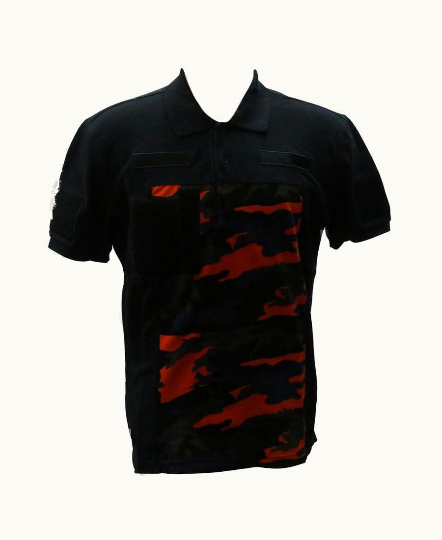 Givenchy Givenchy Camouflage Velcro Patch Men' Polo Shirt