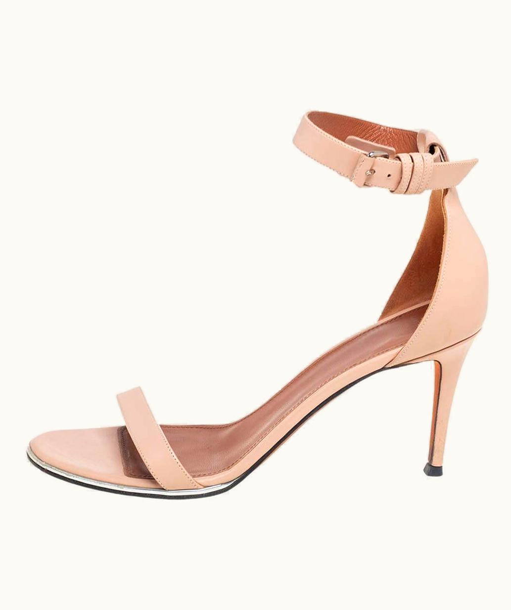 Givenchy Givenchy Beige Leather Nadia Ankle Cuff Sandals