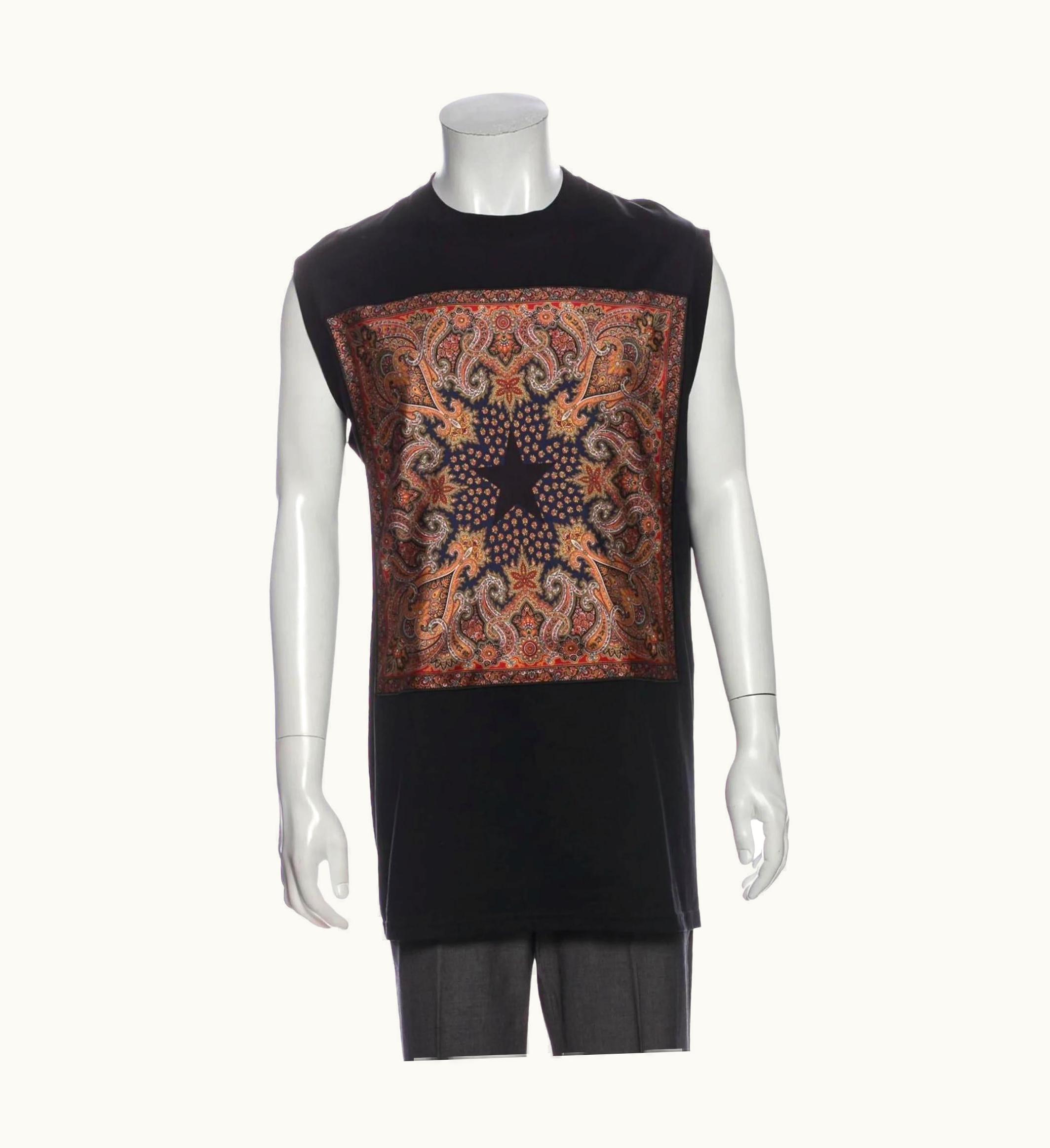 Givenchy Givenchy Paisley Print Crew Neck T-Shirt WS/S Tags ()