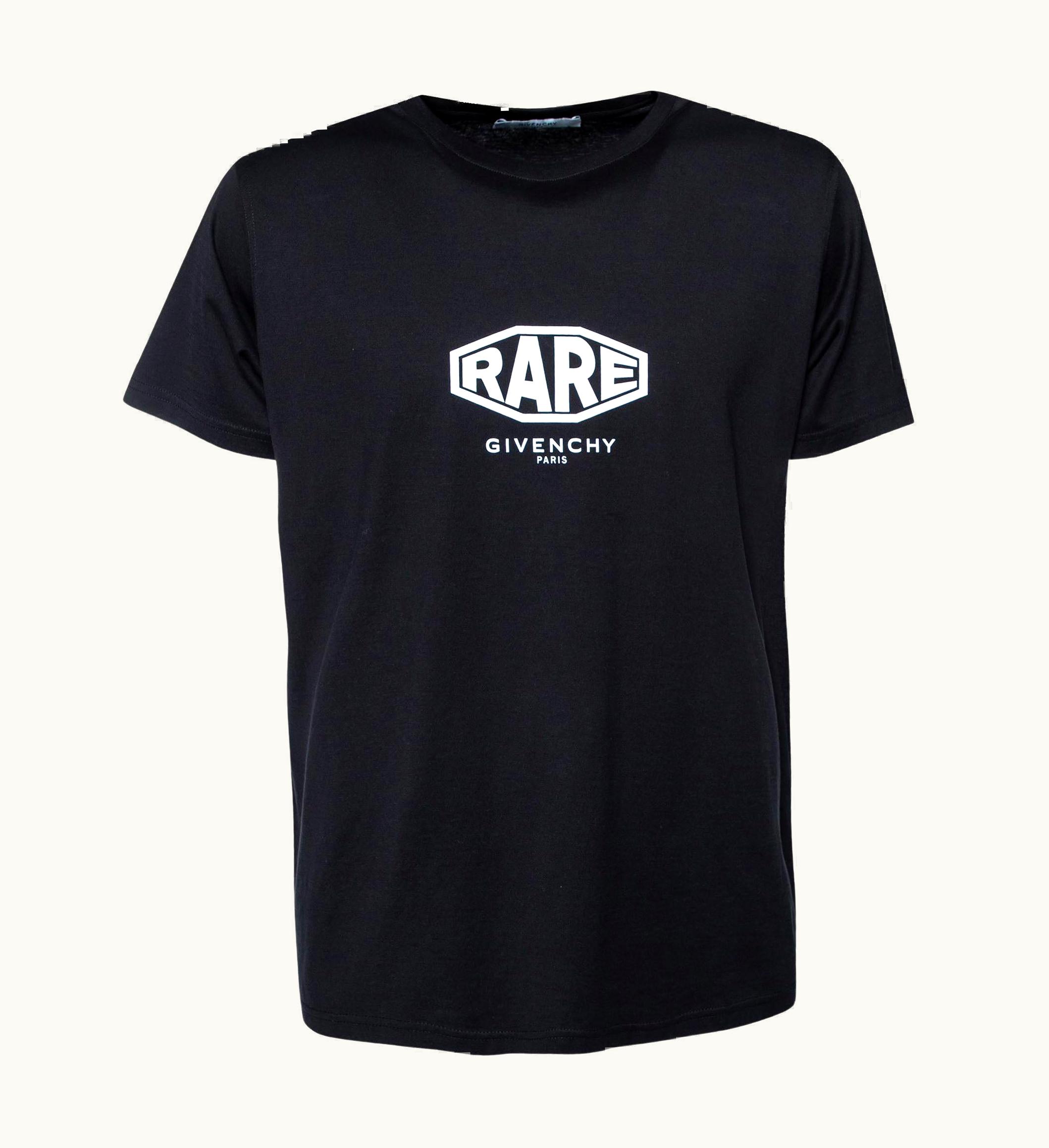 Givenchy Givenchy Black Ice Bear Logo Printed Cotton T-Shirt