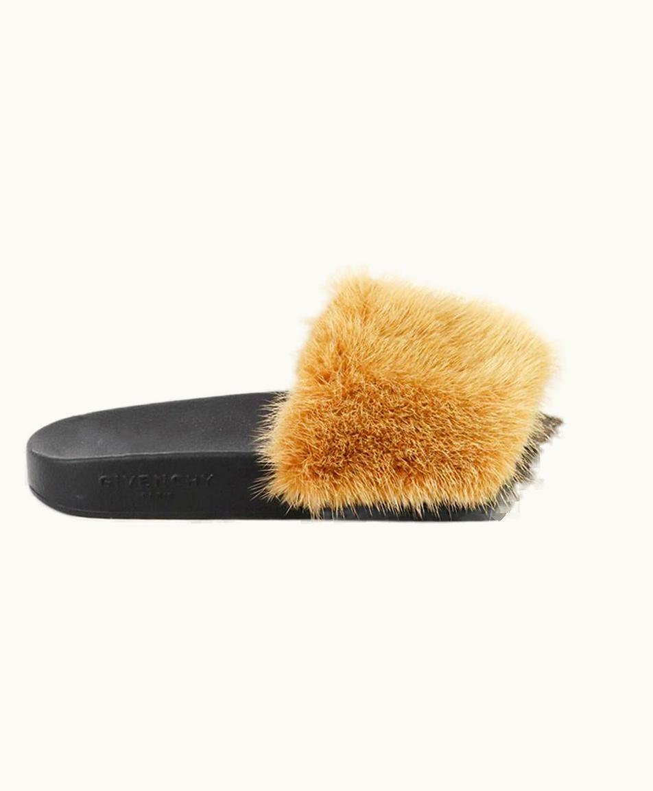 Givenchy Givenchy Fur And Rubber Slides Eu 38 Us UZ0612601