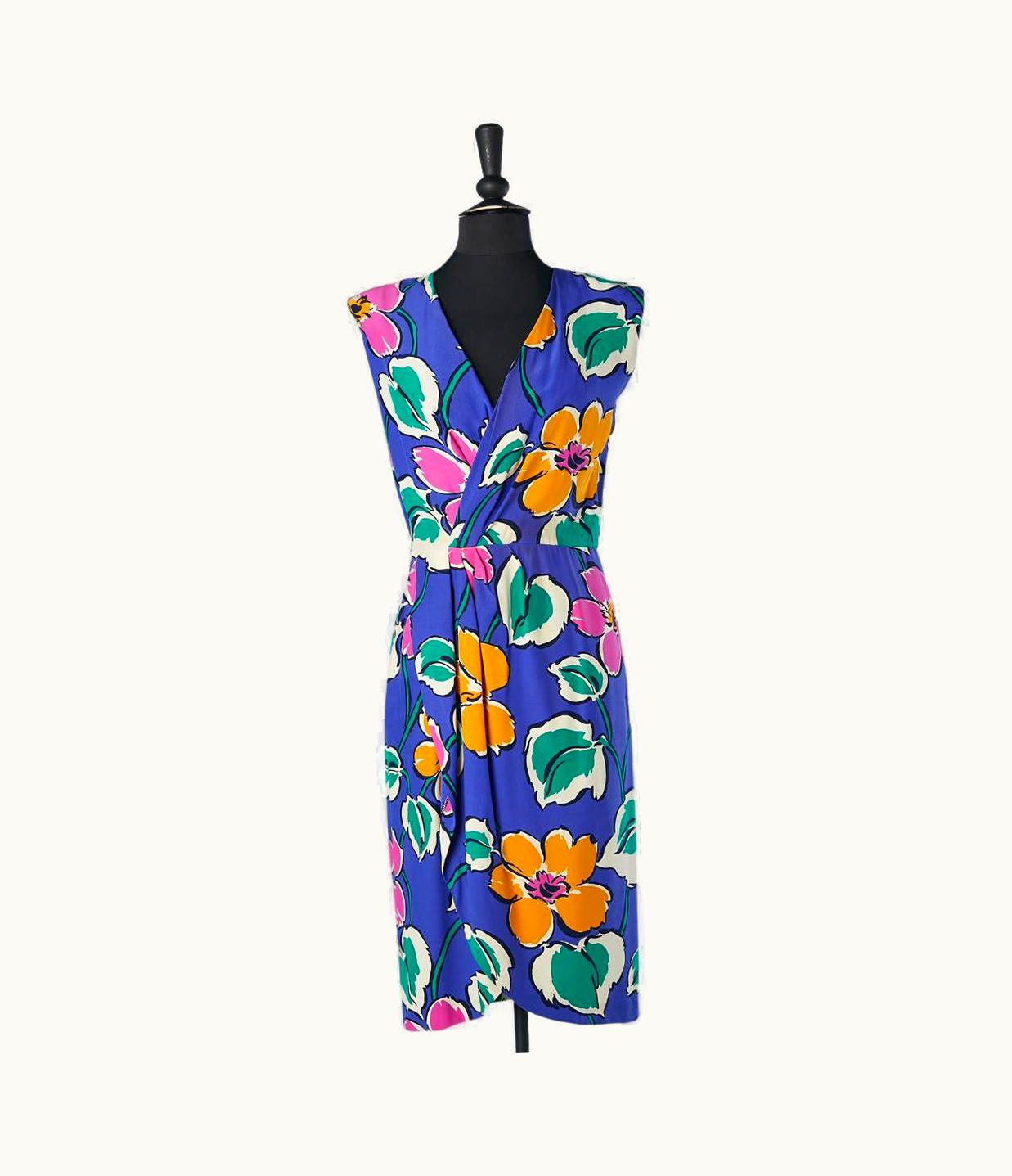 Givenchy Wrap Silk Printed Dress Givenchy Nouvelle Boutique