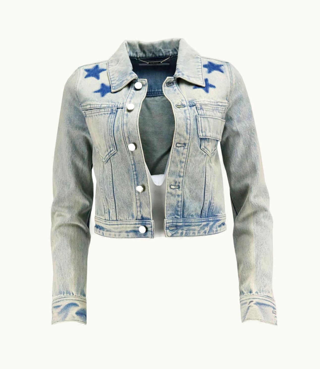 Givenchy Givenchy Cropped Denim Jacket It 36 Uk