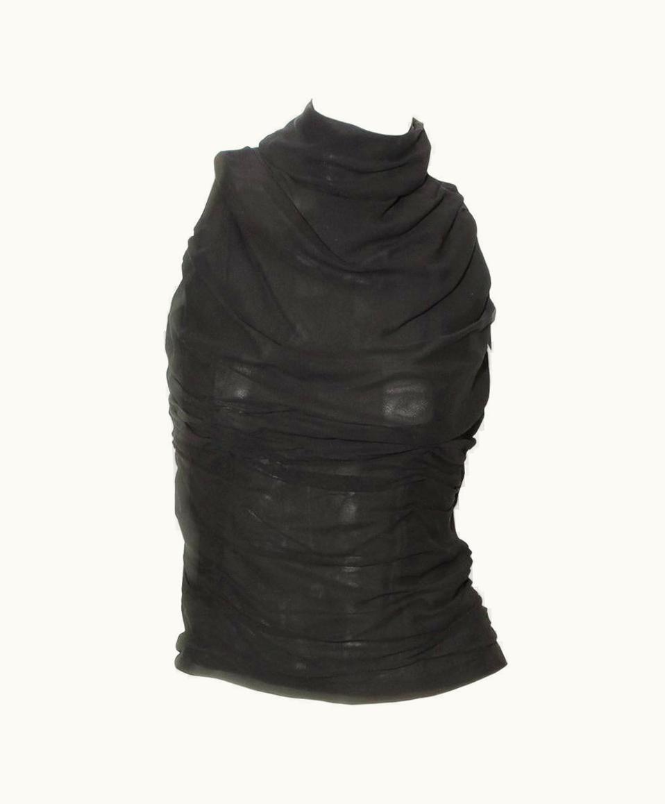 Givenchy Givenchy Ruched Blouse (McQueen) Circa 90' - 2000'