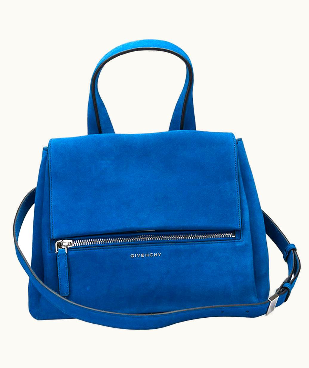 Givenchy 2010 Givenchy Blue Azure Suede Pandora Pure
