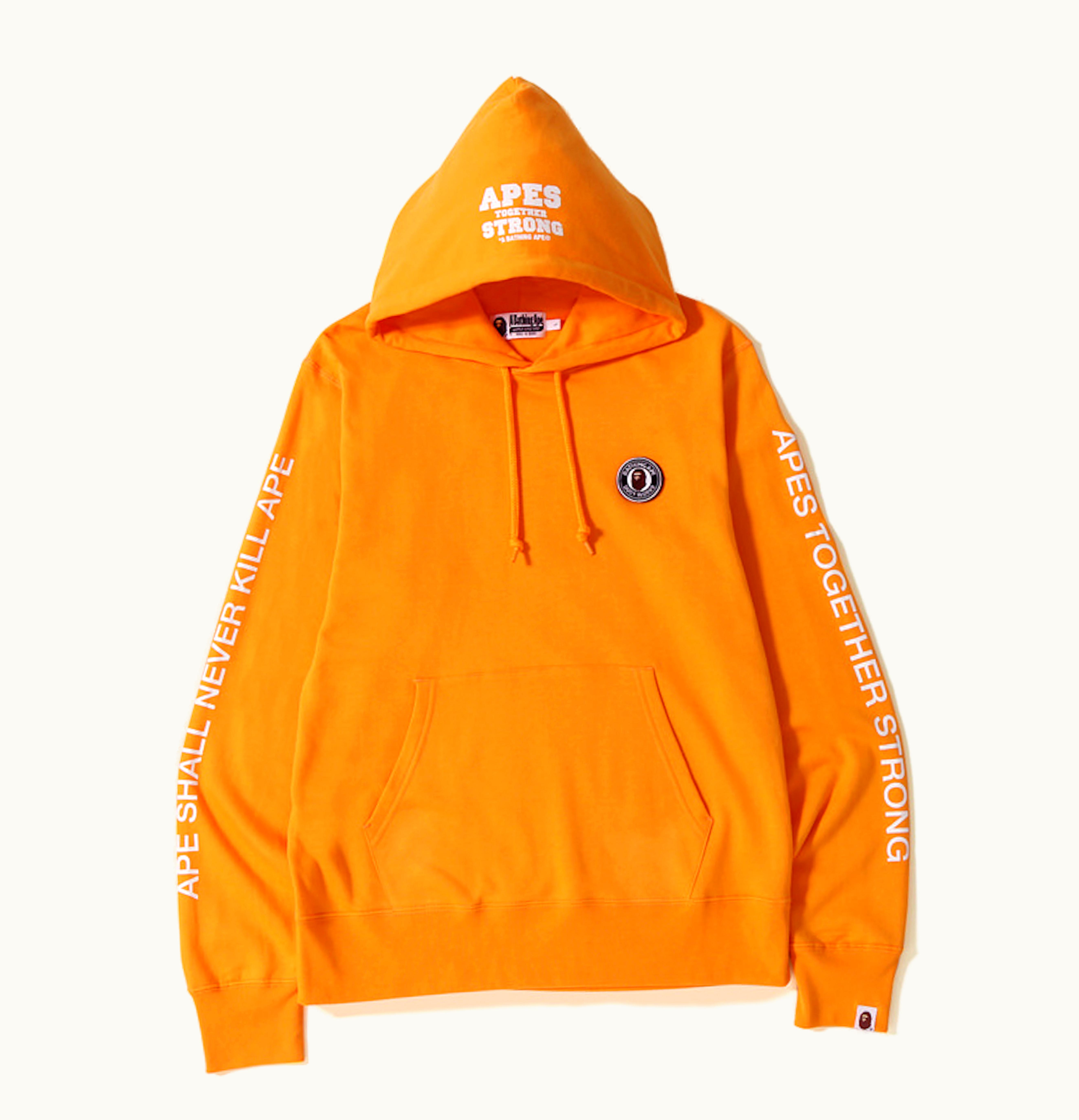 BAPE BAPE ATS Pullover Hoodie Orange