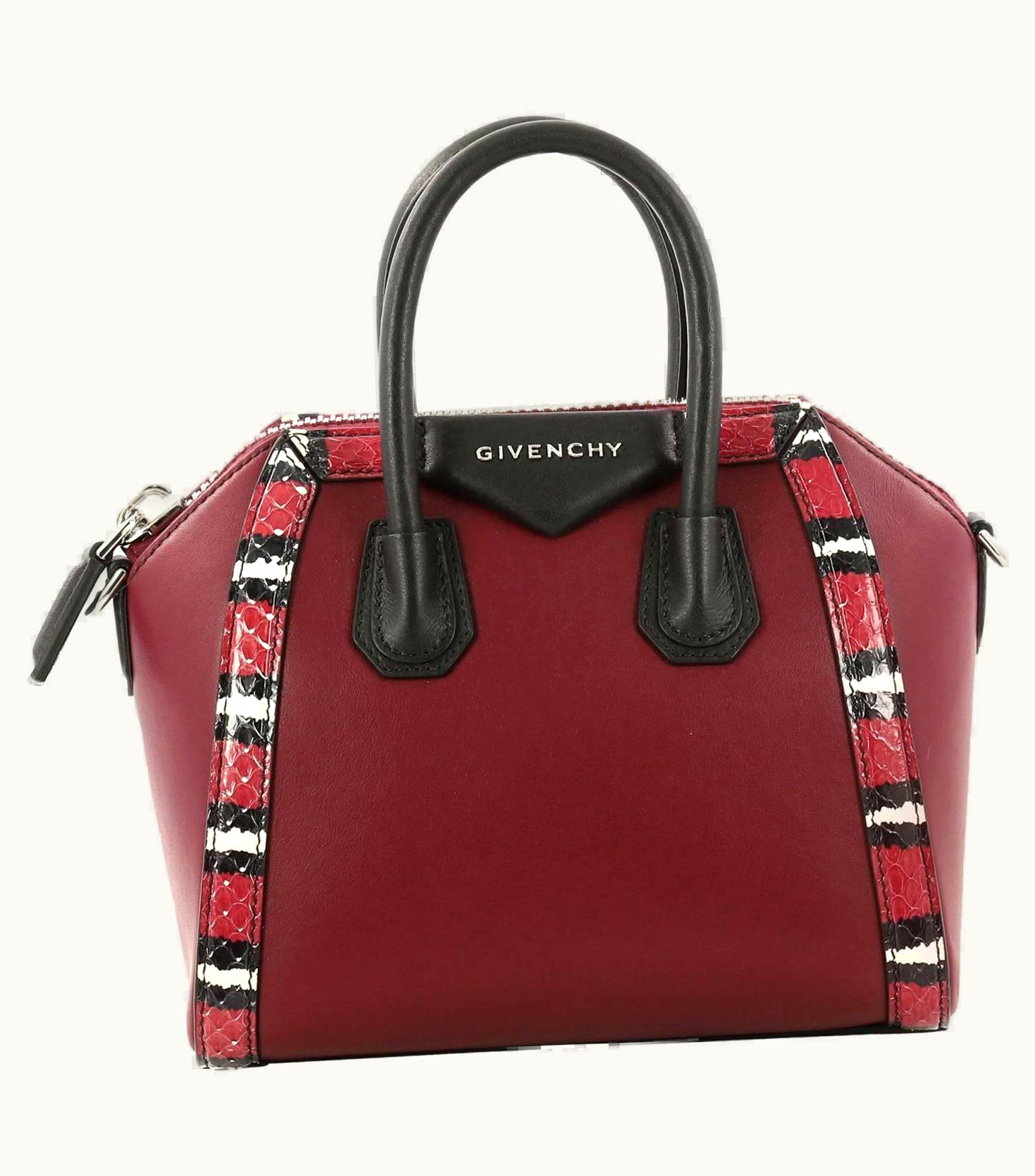 Givenchy Givenchy Antigona Bag Leather With Snakeskin Mini From 2017