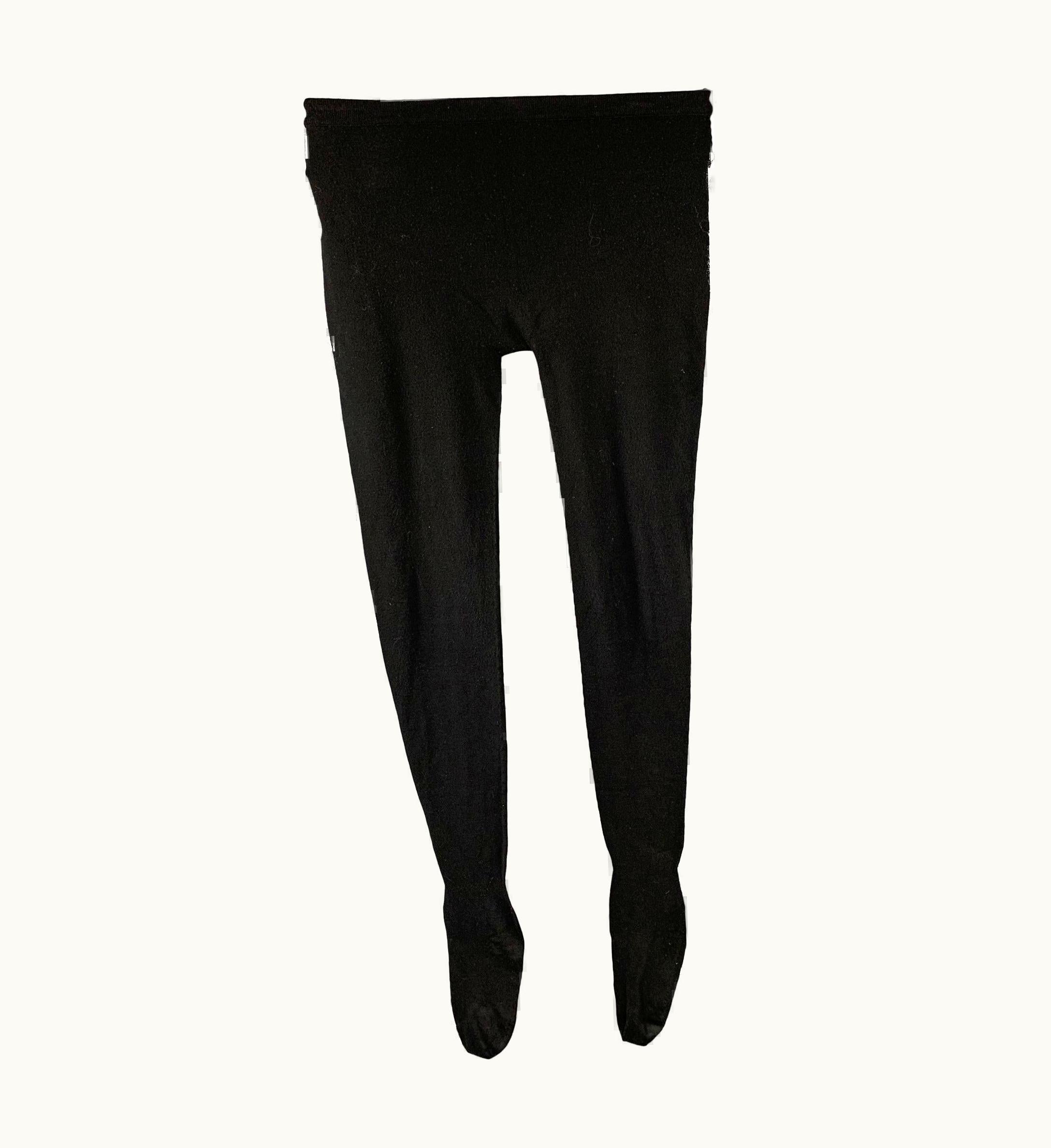 Maison Margiela Maison Martin Margiela Black Viscose S/S Polyester Leggings